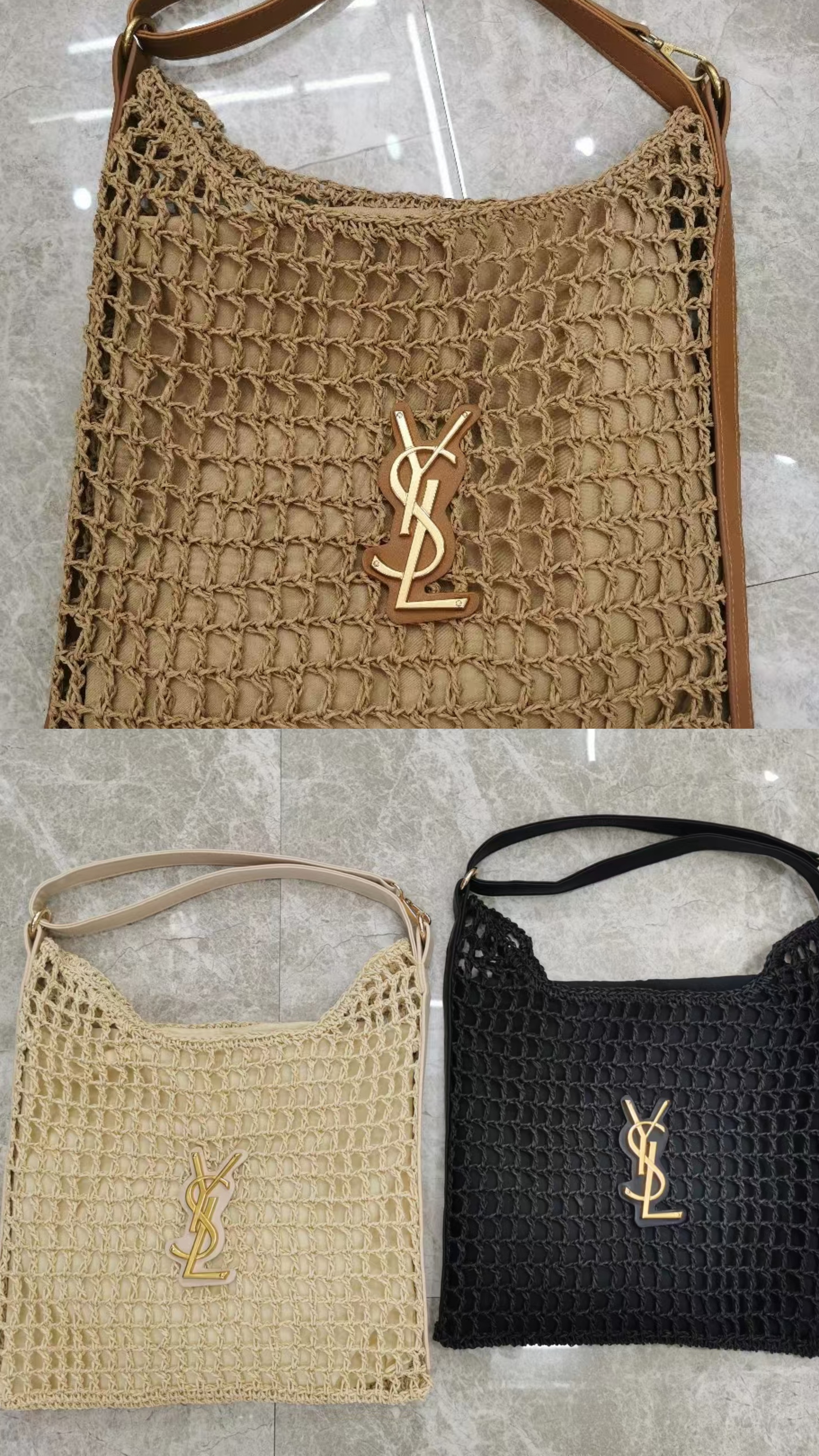 34$ YSL 054 Shoulder bag size 40X33 cm 719362 BR2144 gallery