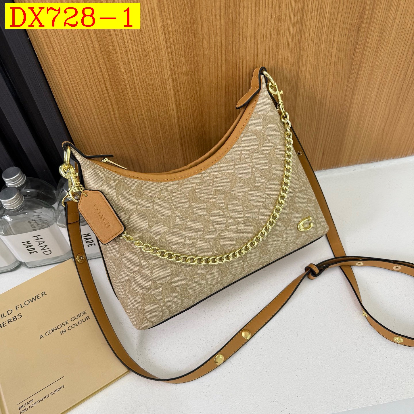 34$ coach 7706 tote pu size 27x22x10 cm 011590 DX728 gallery