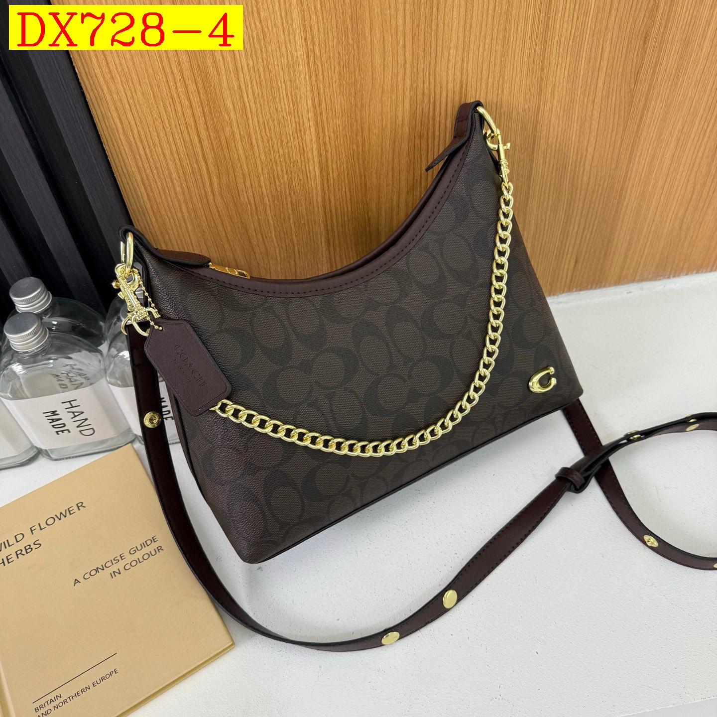34$ coach 7706 tote pu size 27x22x10 cm 011590 DX728 gallery