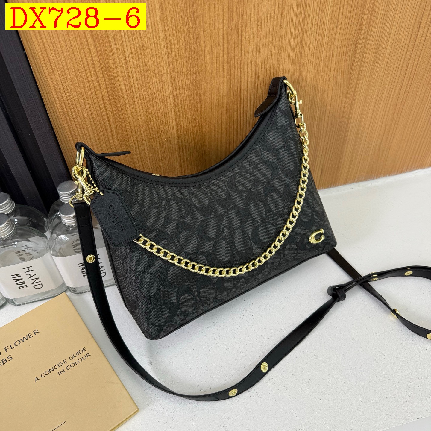 34$ coach 7706 tote pu size 27x22x10 cm 011590 DX728 gallery