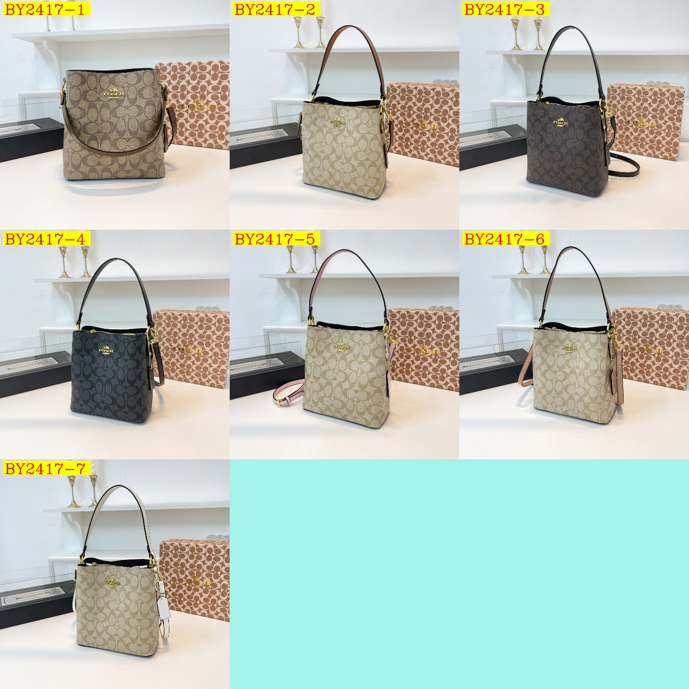 34$ dh COACH 582 Shoulder bag size 23X22X11 cm 91623423440 BY2417 gallery