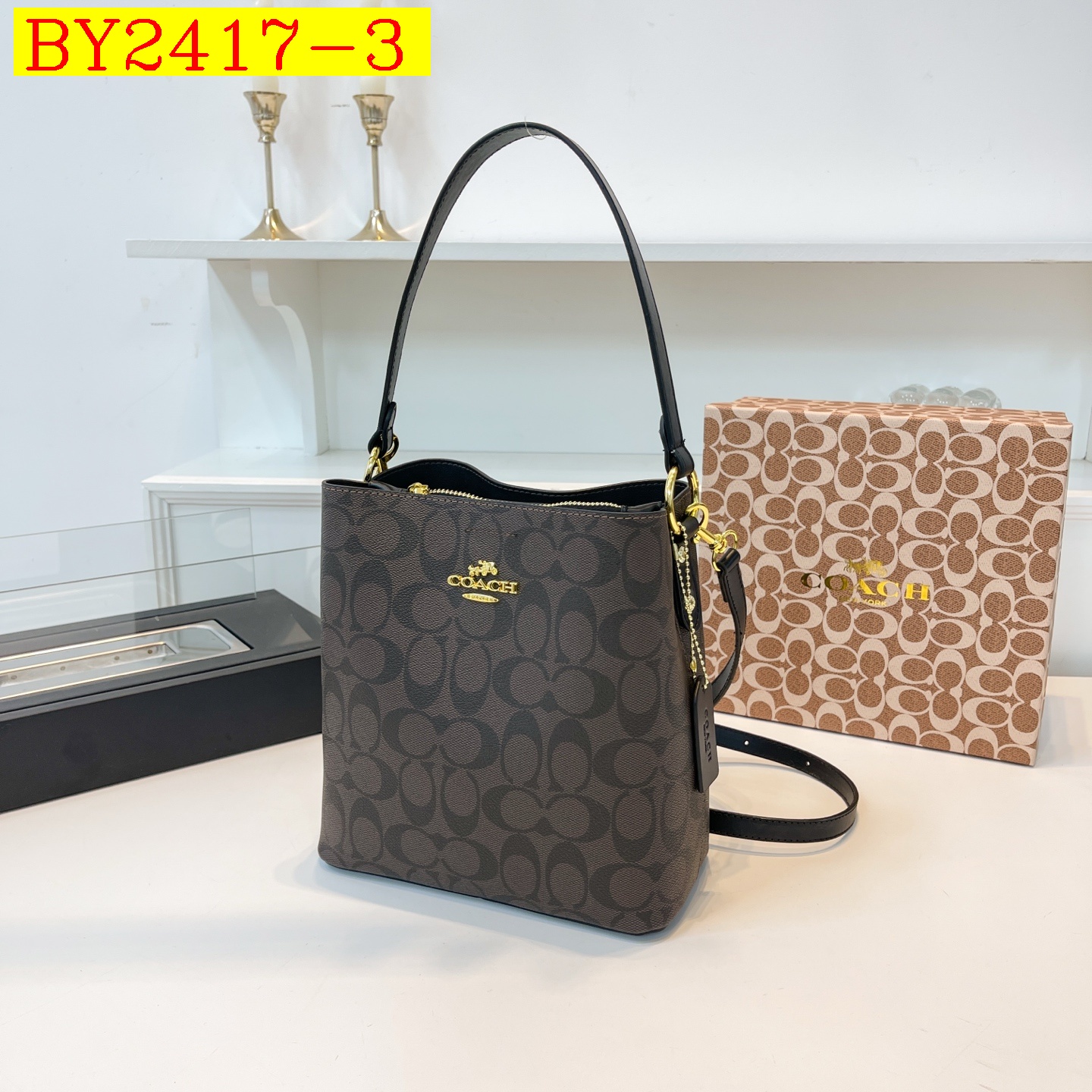 34$ dh COACH 582 Shoulder bag size 23X22X11 cm 91623423440 BY2417 gallery