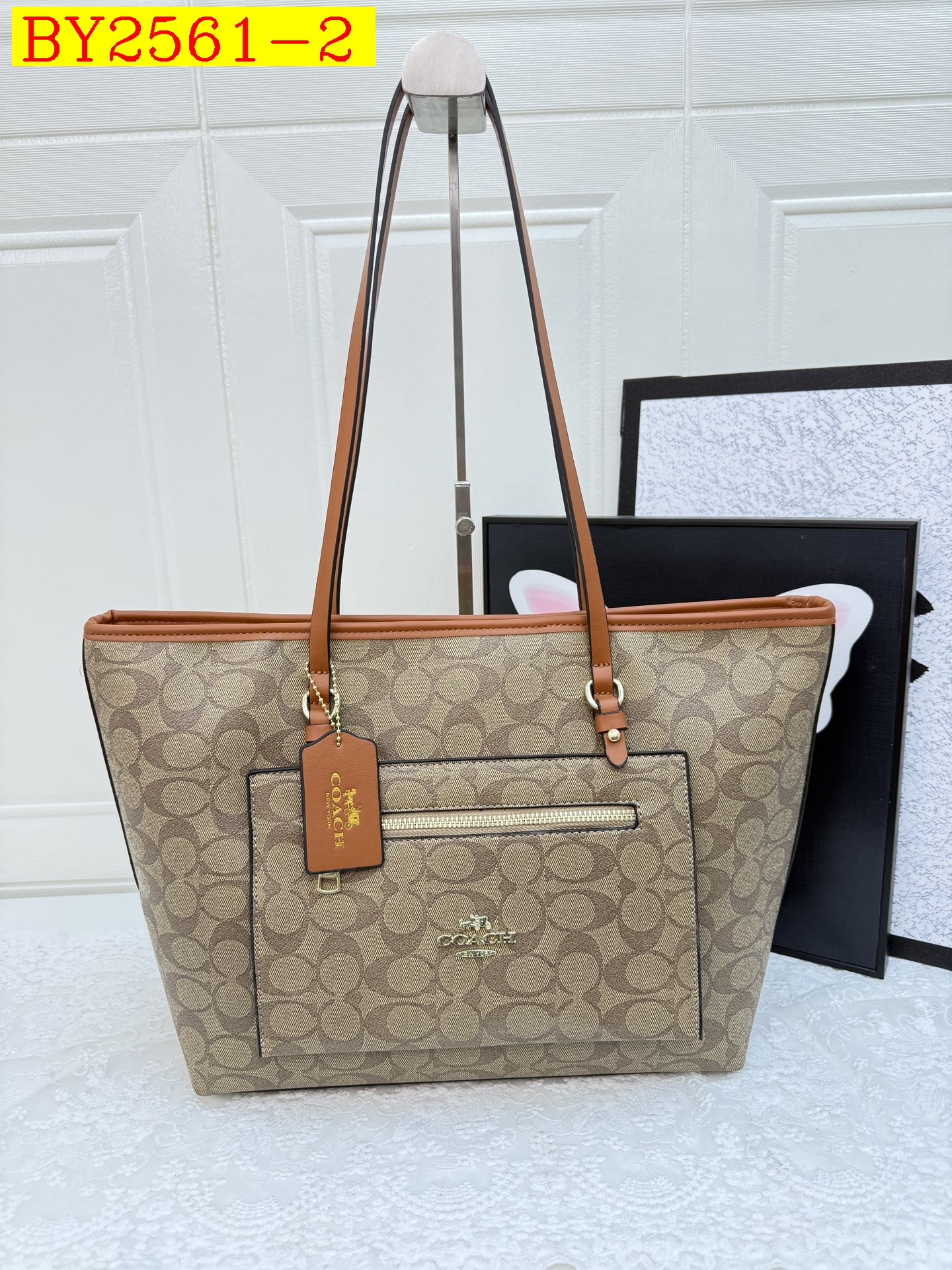 34$ dh COACH JYH6303 Tote bag size 42x26x15 cm 91605023440 BY2561 gallery