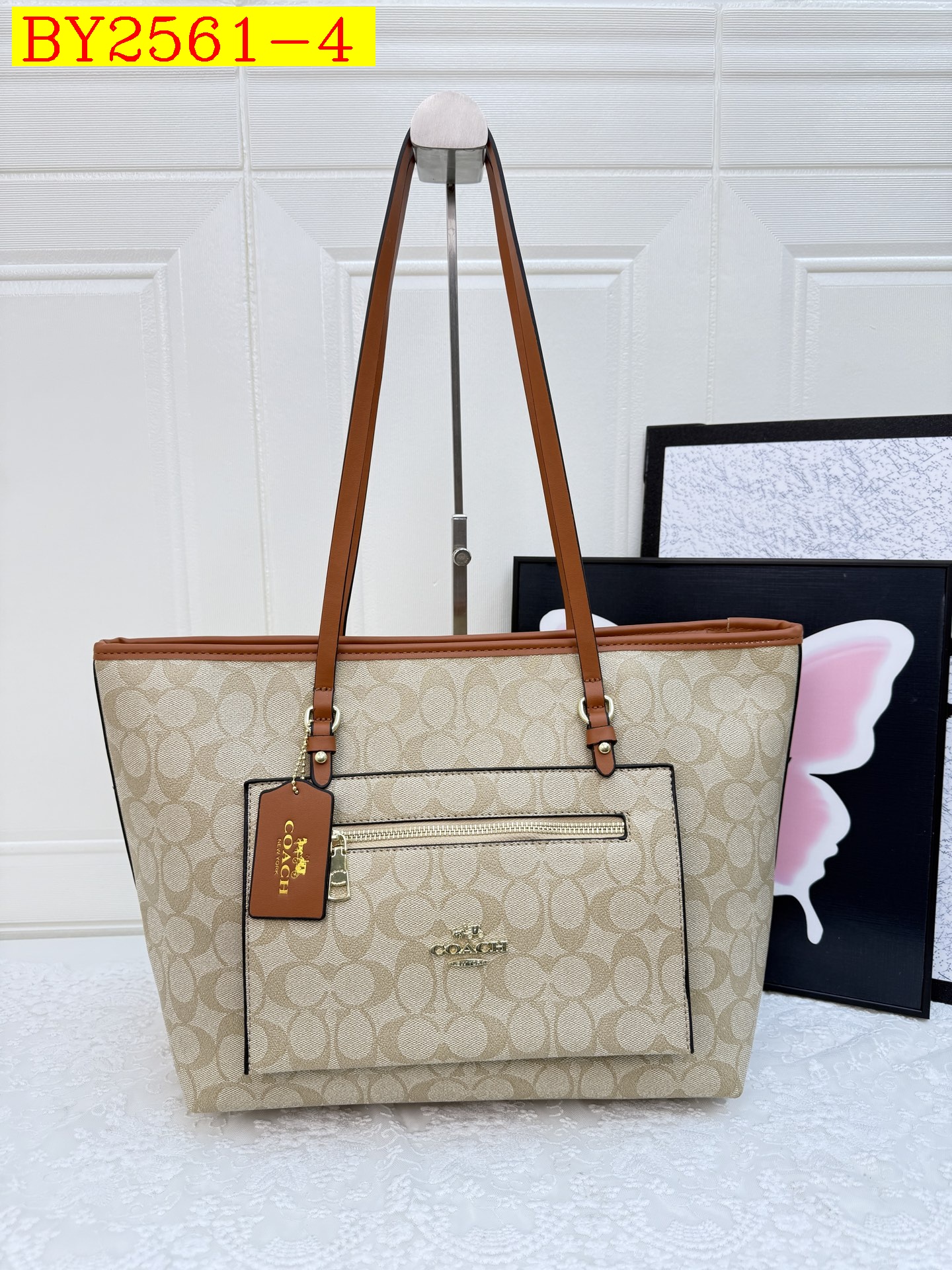 34$ dh COACH JYH6303 Tote bag size 42x26x15 cm 91605023440 BY2561 gallery