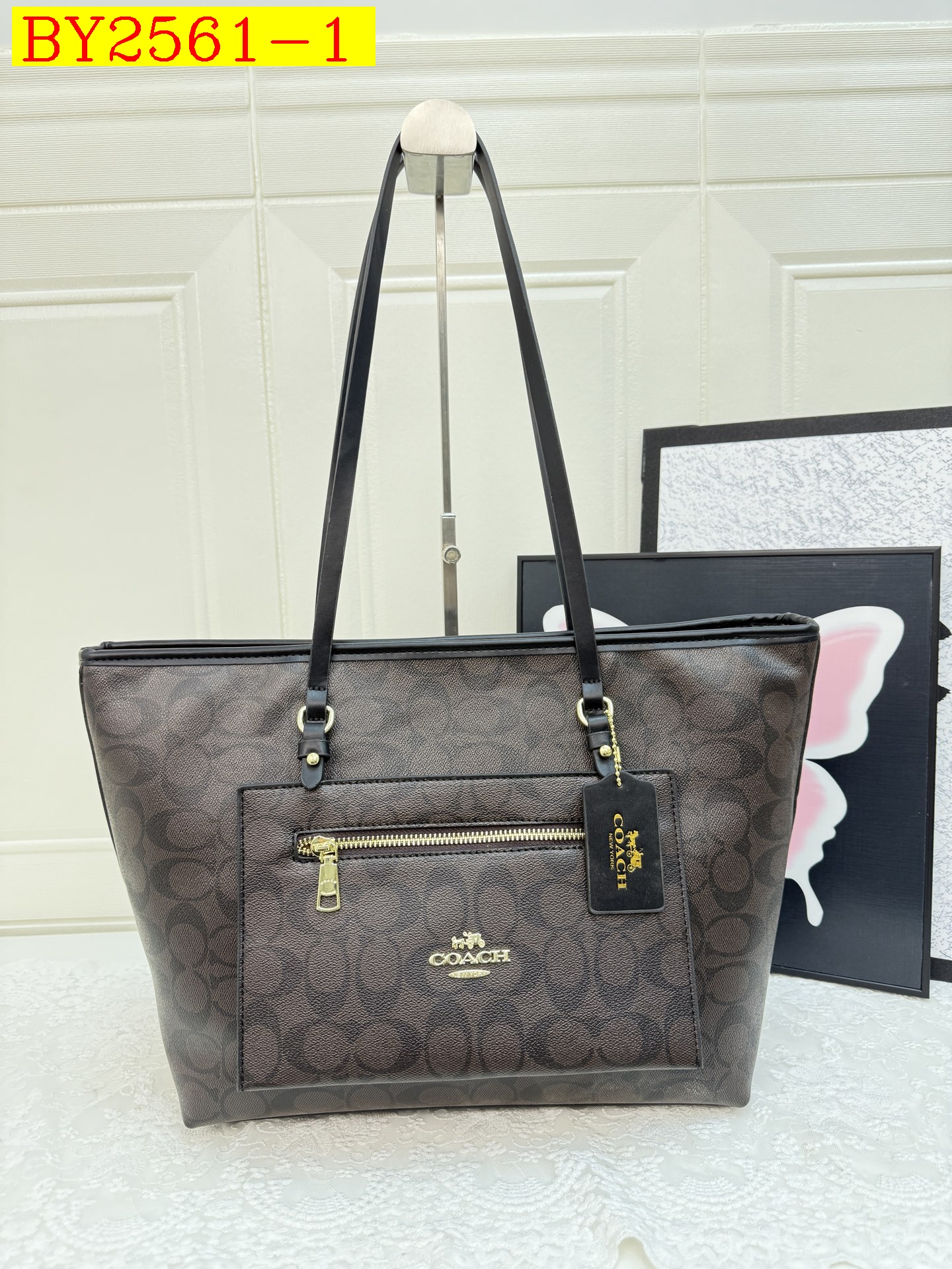 34$ dh COACH JYH6303 Tote bag size 42x26x15 cm 91605023440 BY2561 gallery