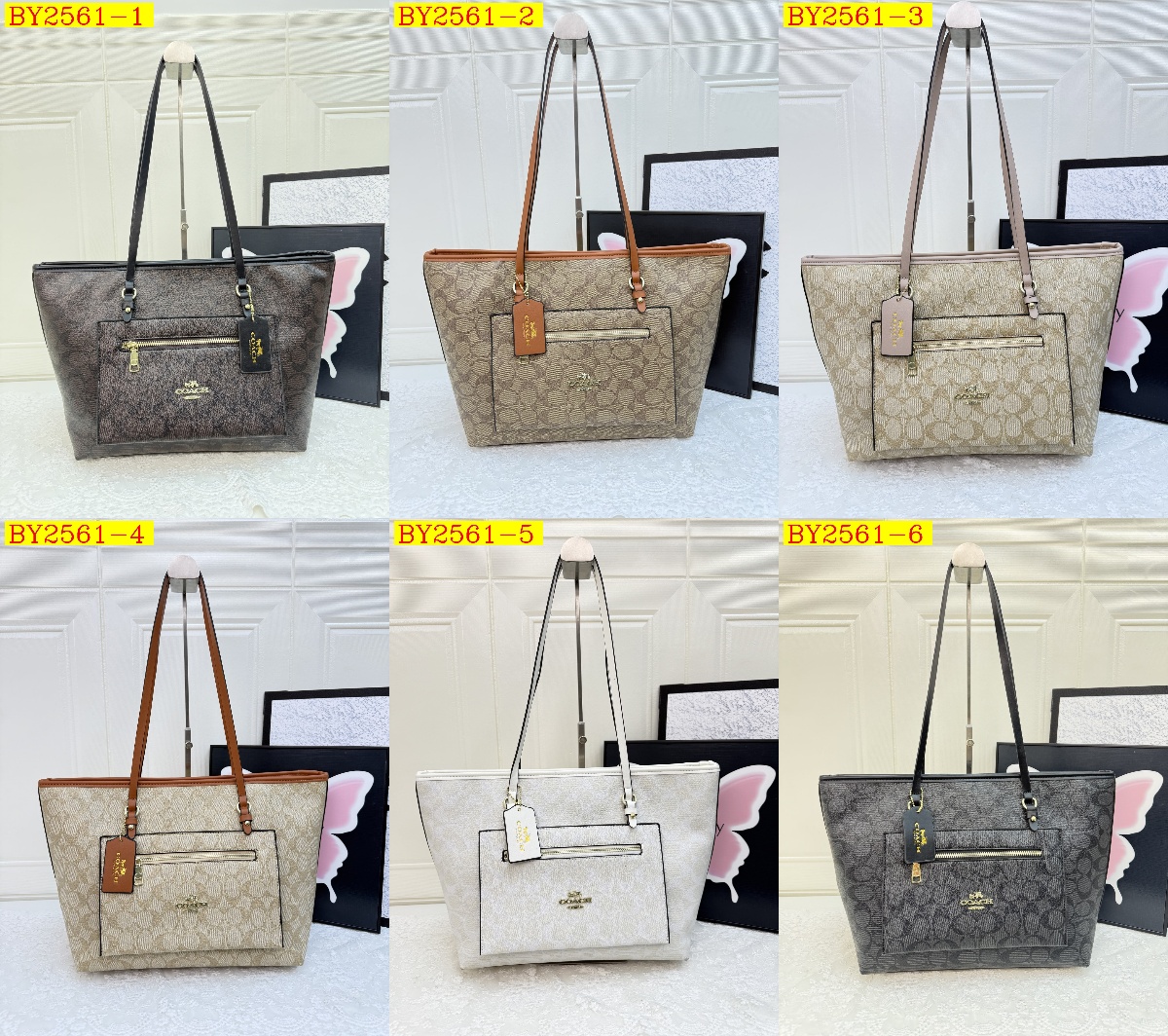 34$ dh COACH JYH6303 Tote bag size 42x26x15 cm 91605023440 BY2561 gallery