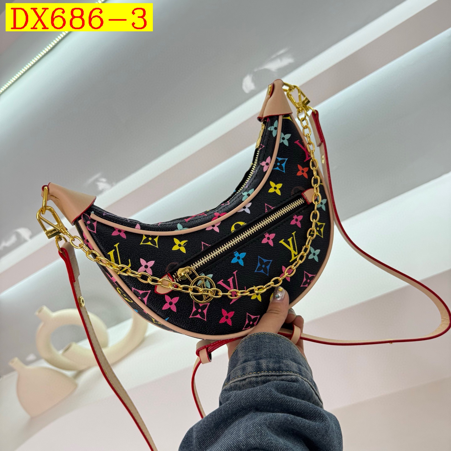 34$ dh LV 1925-1 Shoulder bag pu size 25x21x6 cm 91653023441 DX686 gallery