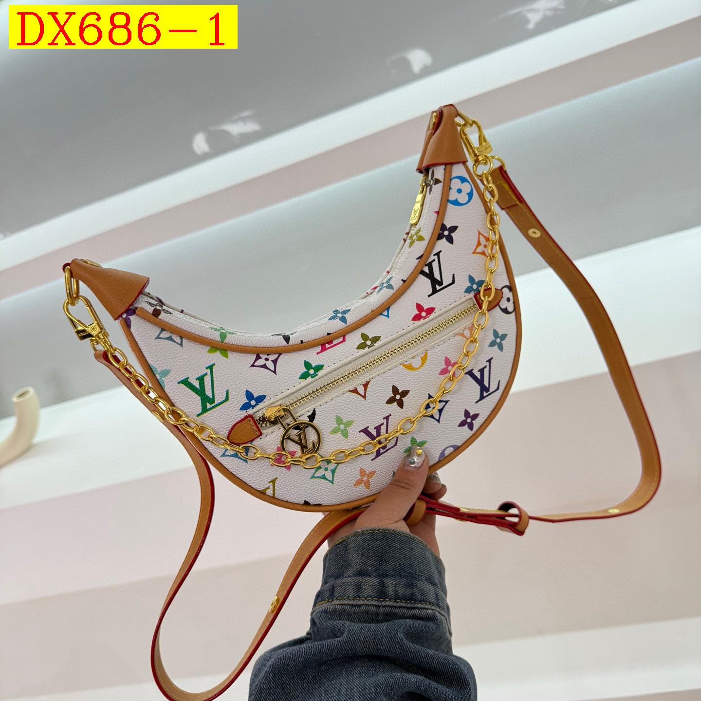 34$ dh LV 1925-1 Shoulder bag pu size 25x21x6 cm 91653023441 DX686 gallery