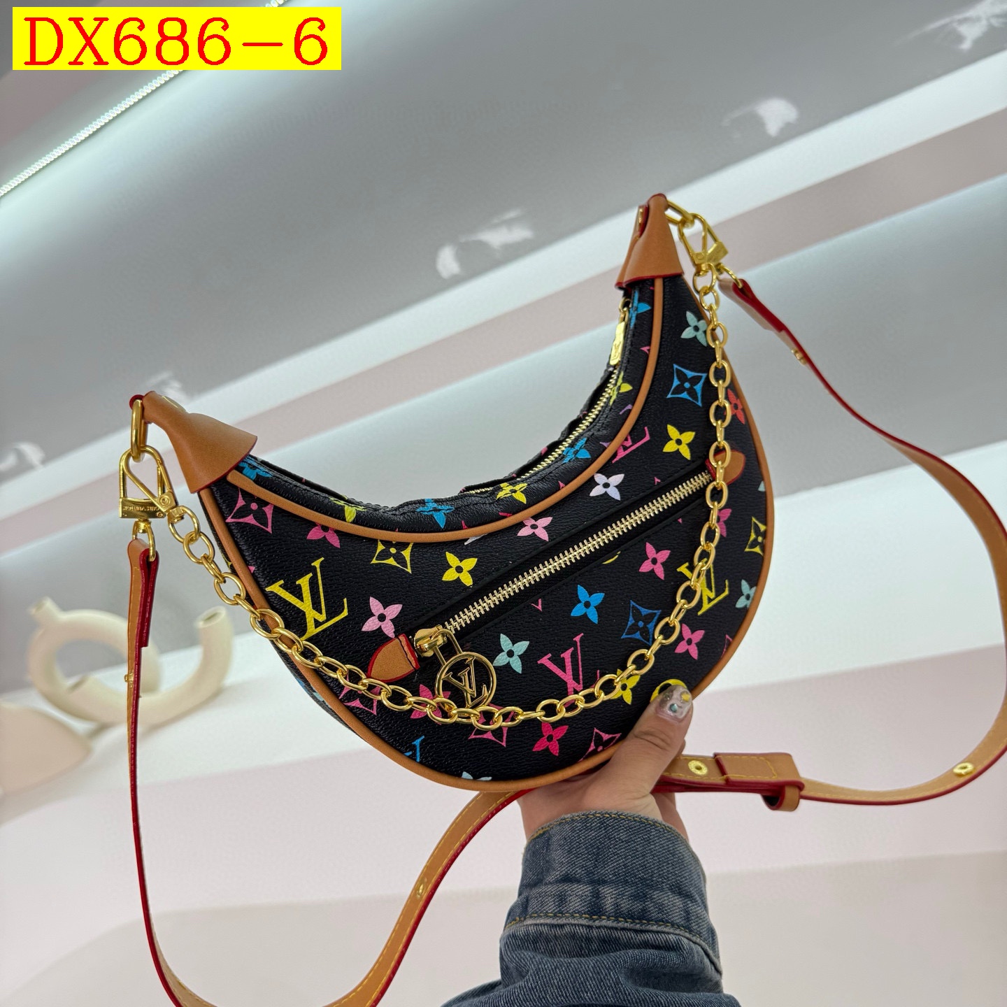 34$ dh LV 1925-1 Shoulder bag pu size 25x21x6 cm 91653023441 DX686 gallery