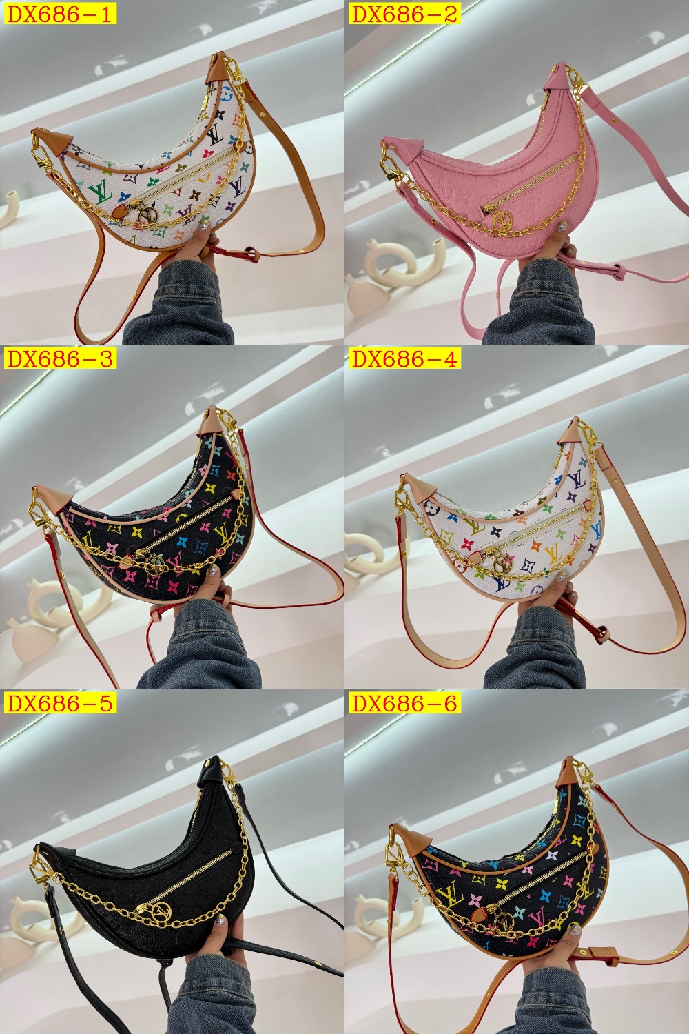 34$ dh LV 1925-1 Shoulder bag pu size 25x21x6 cm 91653023441 DX686 gallery