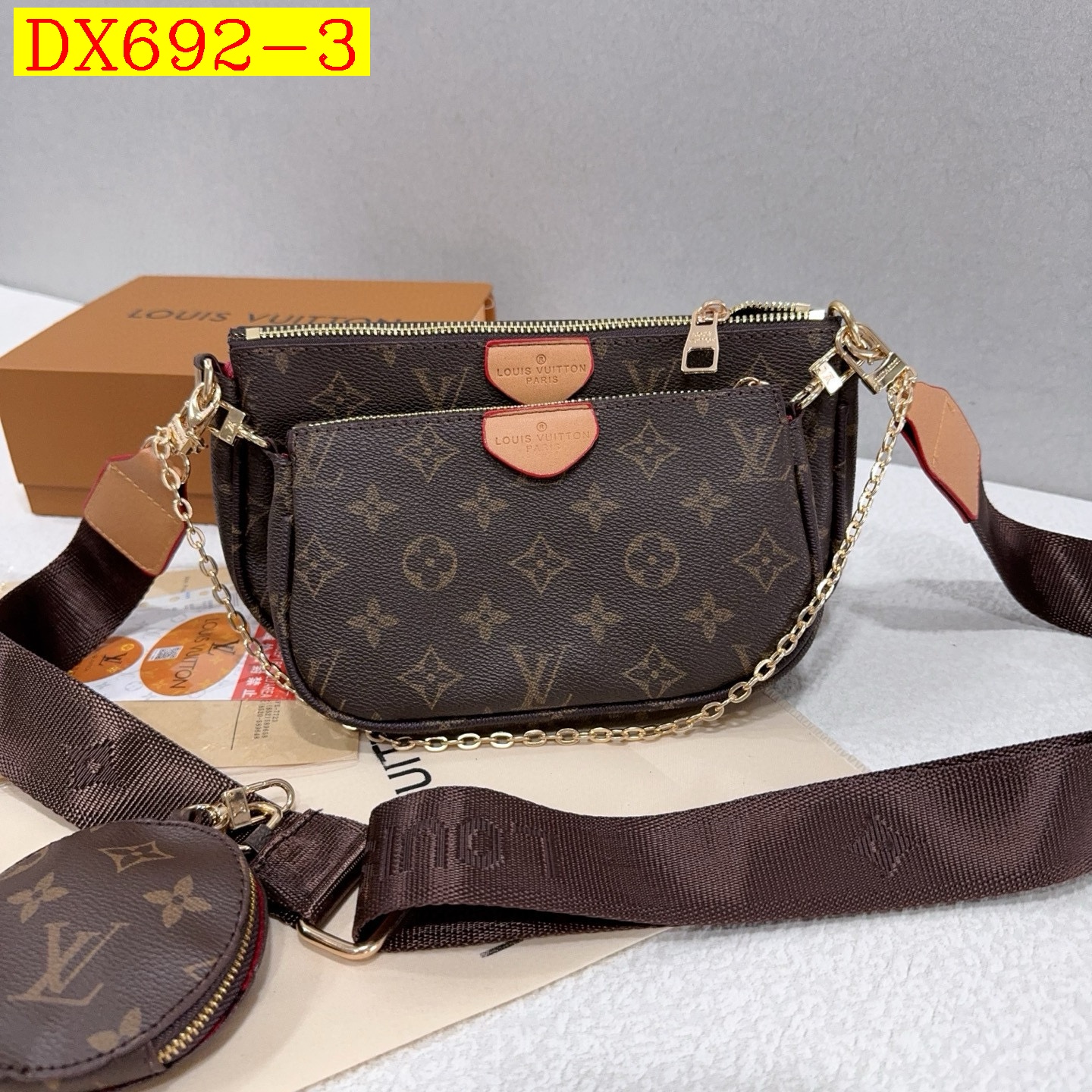 34$ dh LV 506 Shoulder bag size 24X12X5 cm 51243023440 DX692 gallery