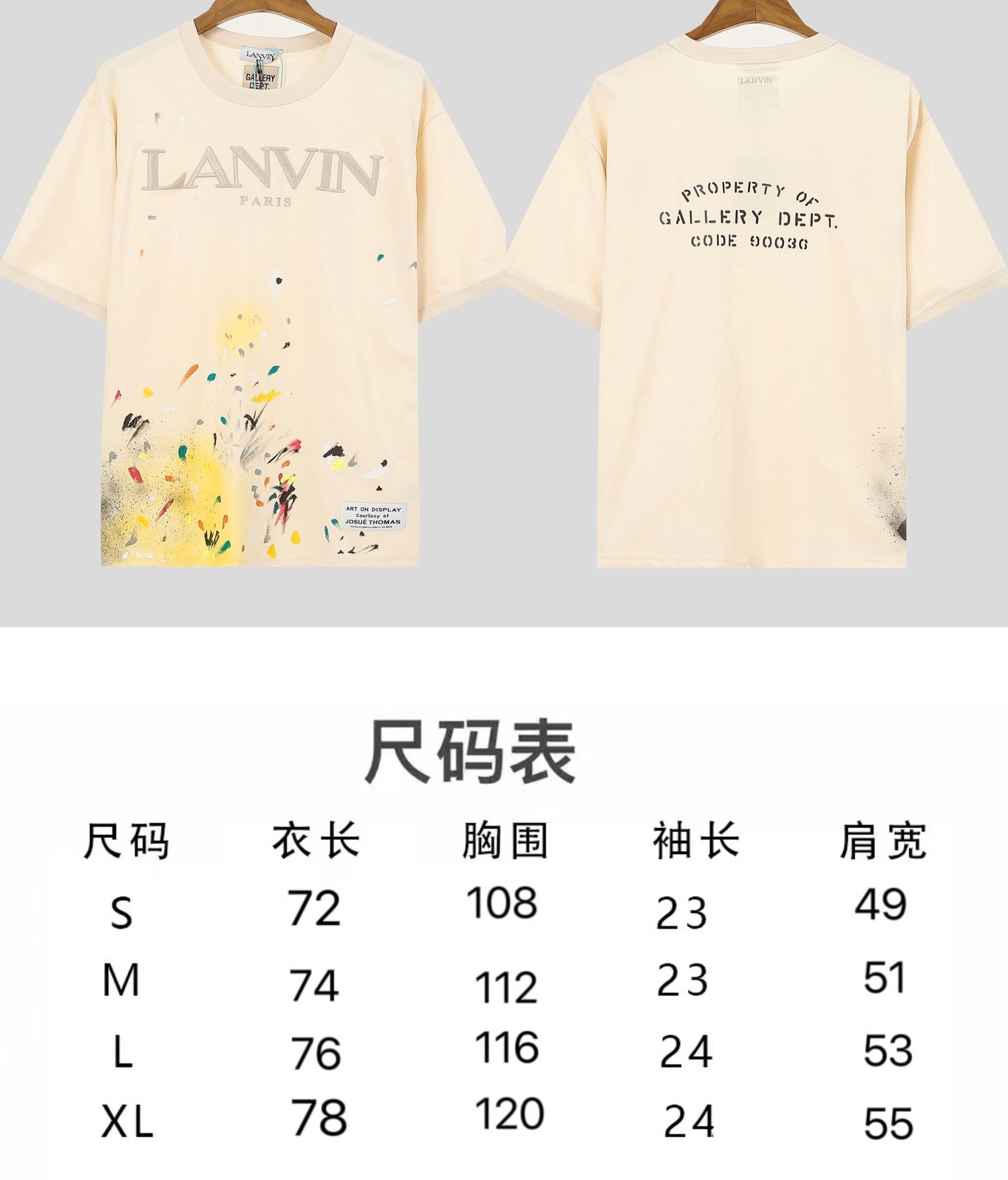 34$ dh Lanvin gallery dept LF15 Short-sleeve size S-XL 71465023347 GZY4 gallery
