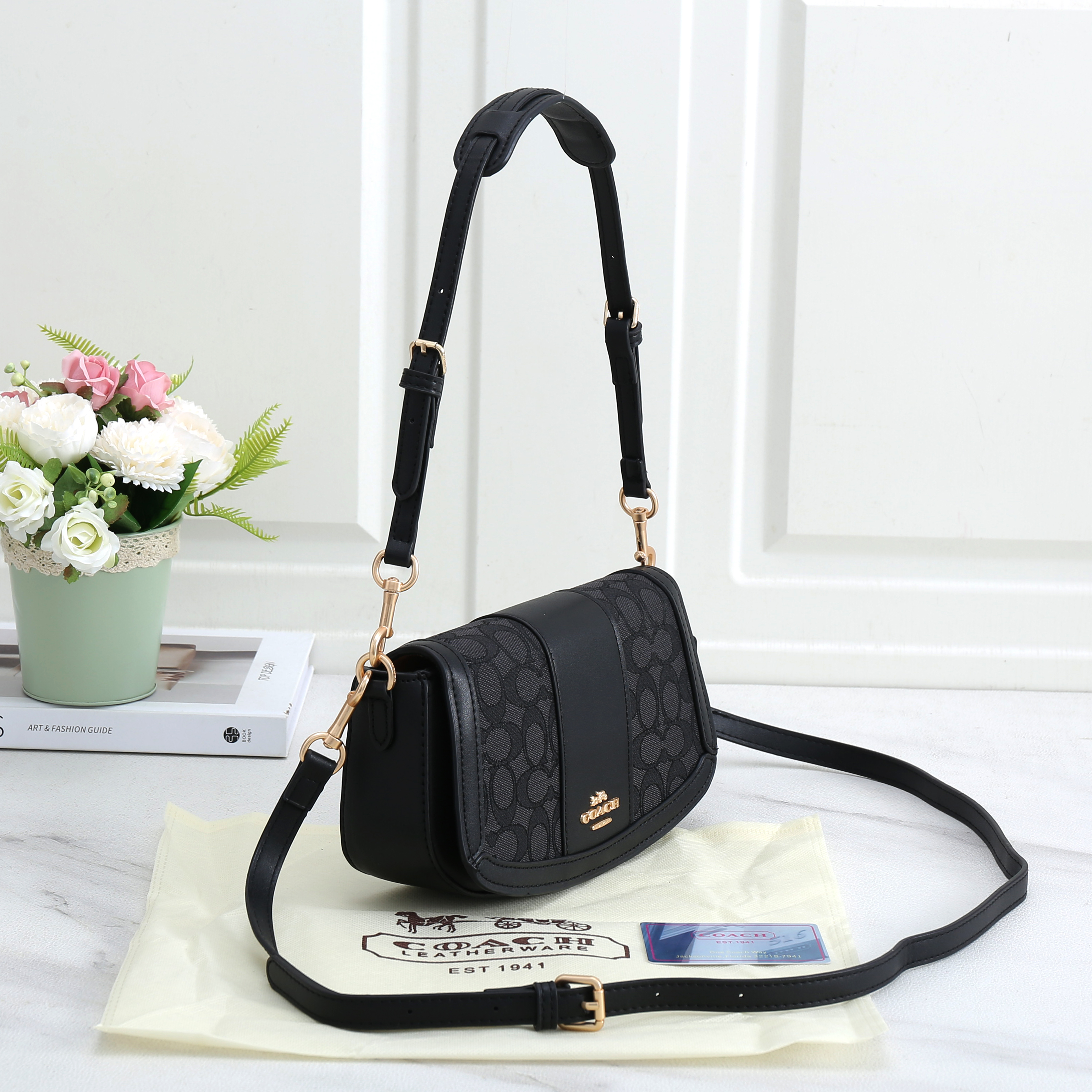 35$ COACH 2407-1 Shoulder bag size 25x14x6 cm 616610 BR1798 gallery