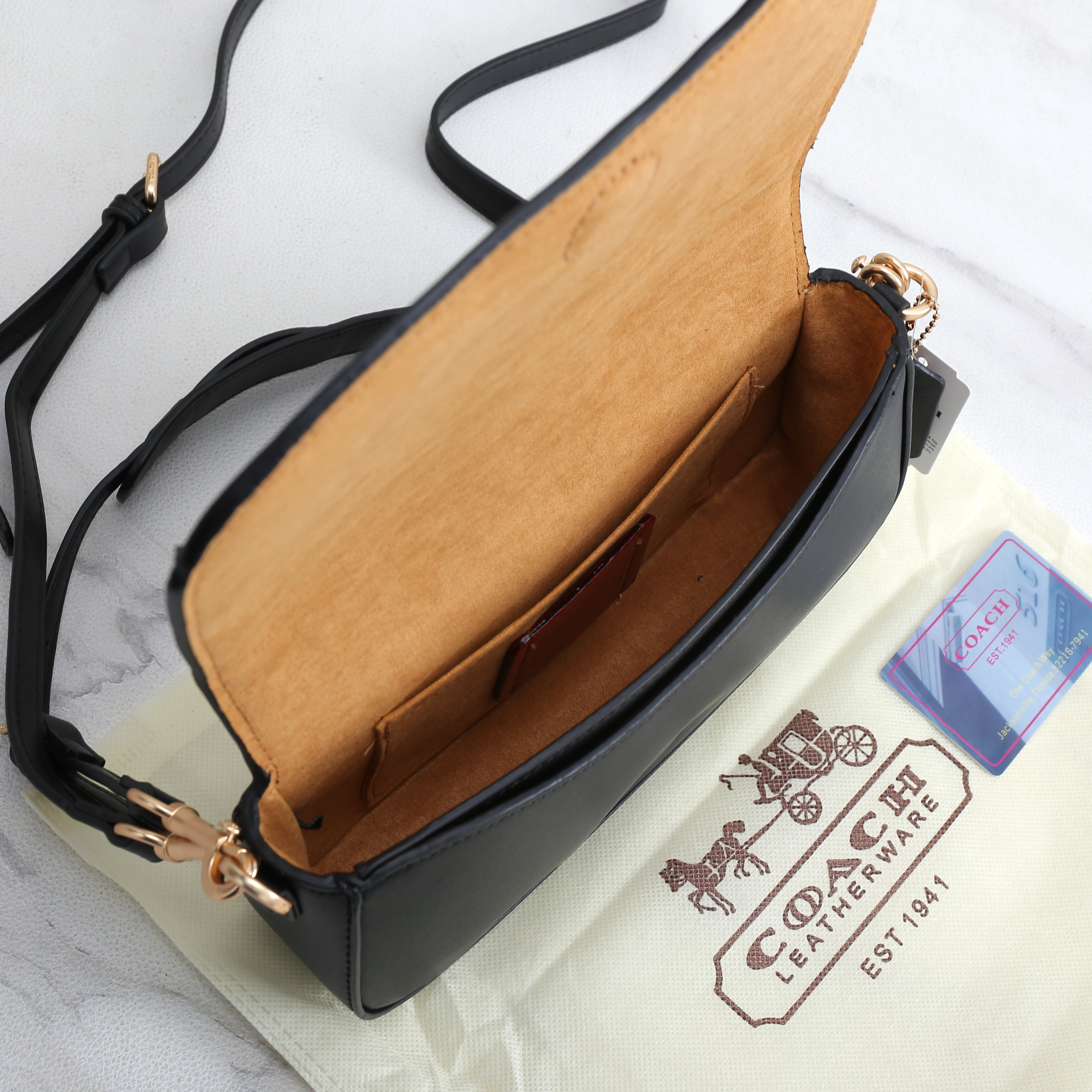 35$ COACH 2407-1 Shoulder bag size 25x14x6 cm 616610 BR1798 gallery