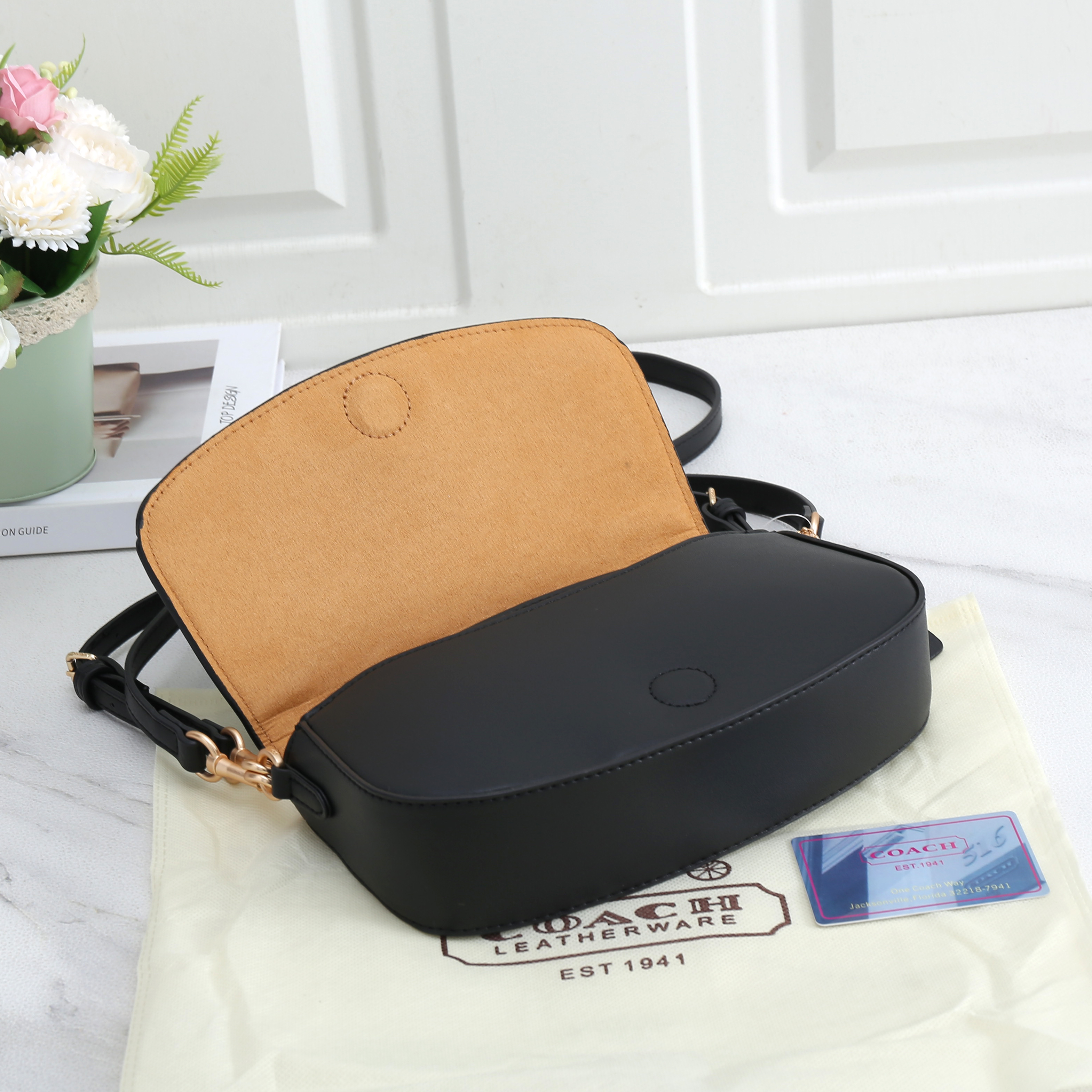 35$ COACH 2407-1 Shoulder bag size 25x14x6 cm 616610 BR1798 gallery
