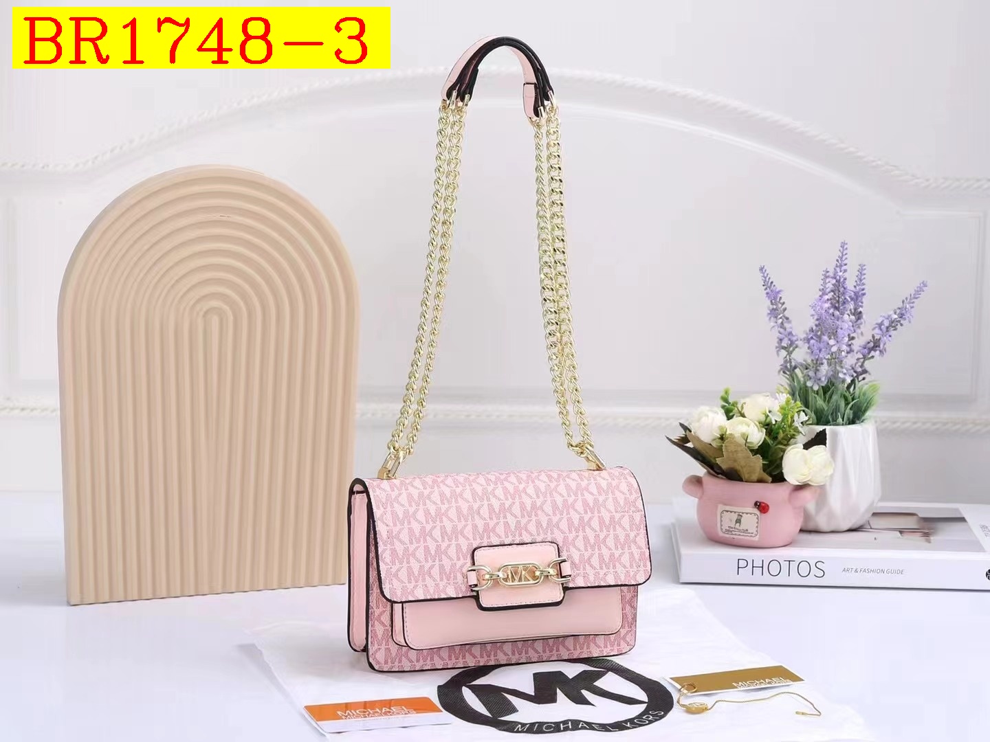 35$ MK 22301 Shoulder bag size 20x6x13 cm 817560 BR1748 gallery