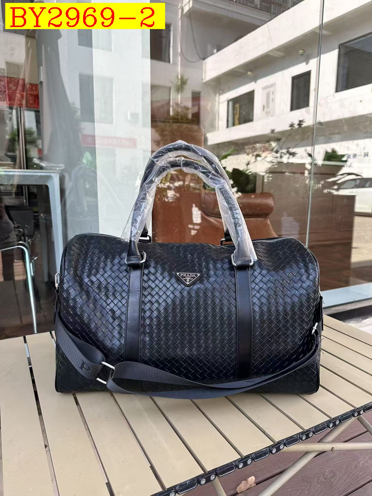 35$ PRADA 8313 Travelling bag size 44x37x17 cm 817232 BY2969 gallery