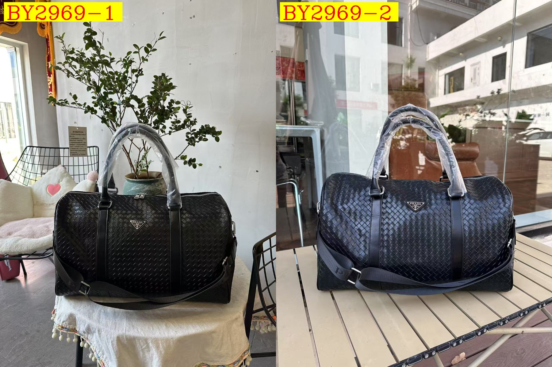 35$ PRADA 8313 Travelling bag size 44x37x17 cm 817232 BY2969 gallery
