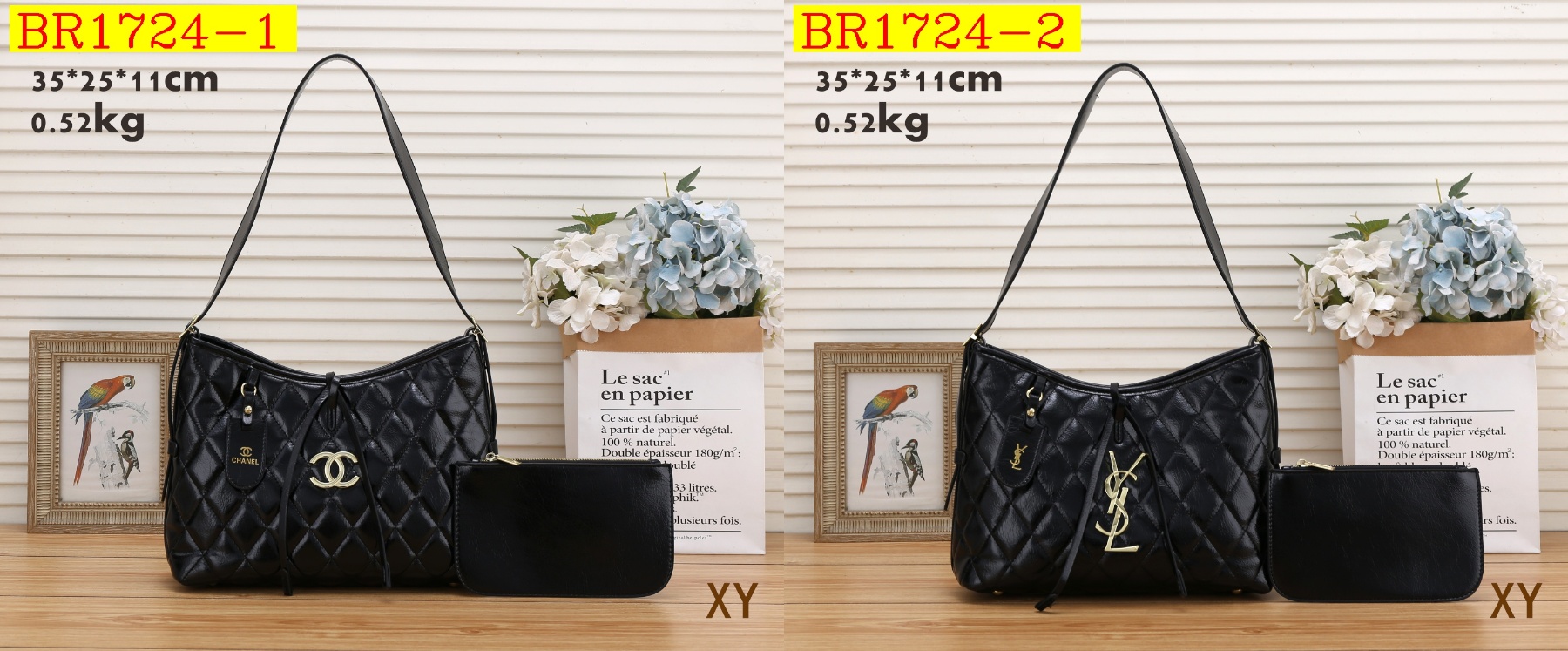 35$ YSL 1833 Shoulder bag size 35x25x11 cm 017550 BR1724 gallery