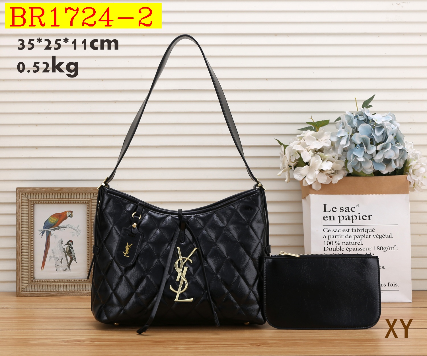 35$ YSL 1833 Shoulder bag size 35x25x11 cm 017550 BR1724 gallery