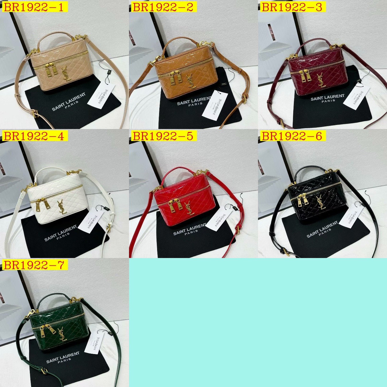 35$ YSL 2501 Shoulder bag size 19X7X13 cm 112680 BR1922 gallery