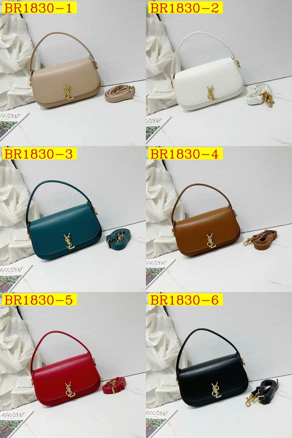 35$ YSL 2502 Shoulder bag 813610 BR1830 gallery
