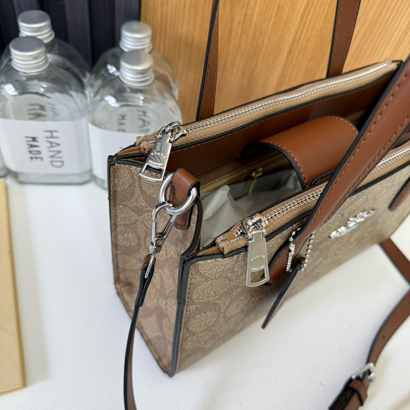 35$ coach 98018 tote pu size 25X16X9 cm 019588 DX740 gallery