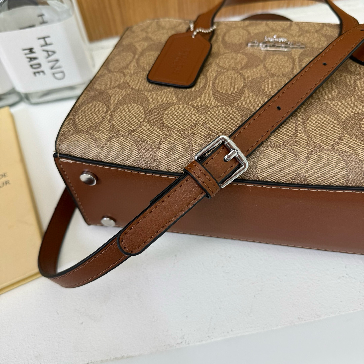35$ coach 98018 tote pu size 25X16X9 cm 019588 DX740 gallery