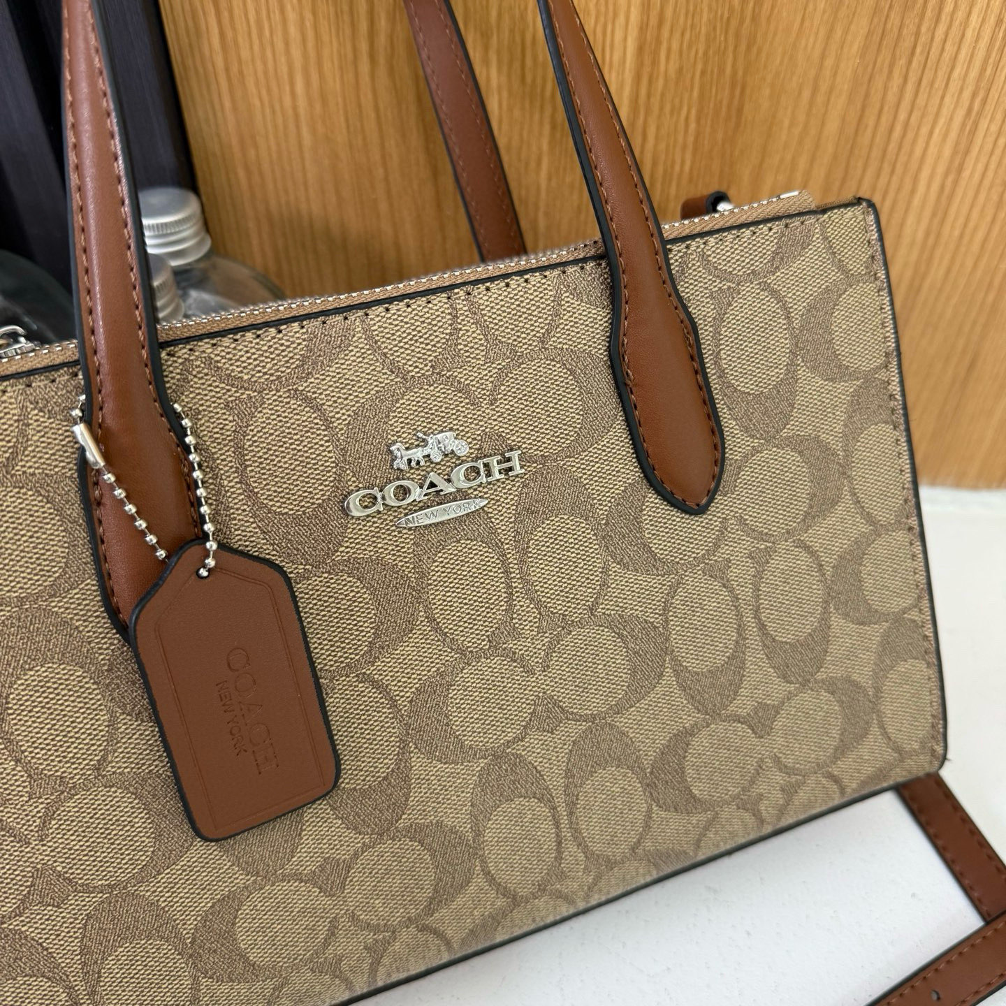 35$ coach 98018 tote pu size 25X16X9 cm 019588 DX740 gallery