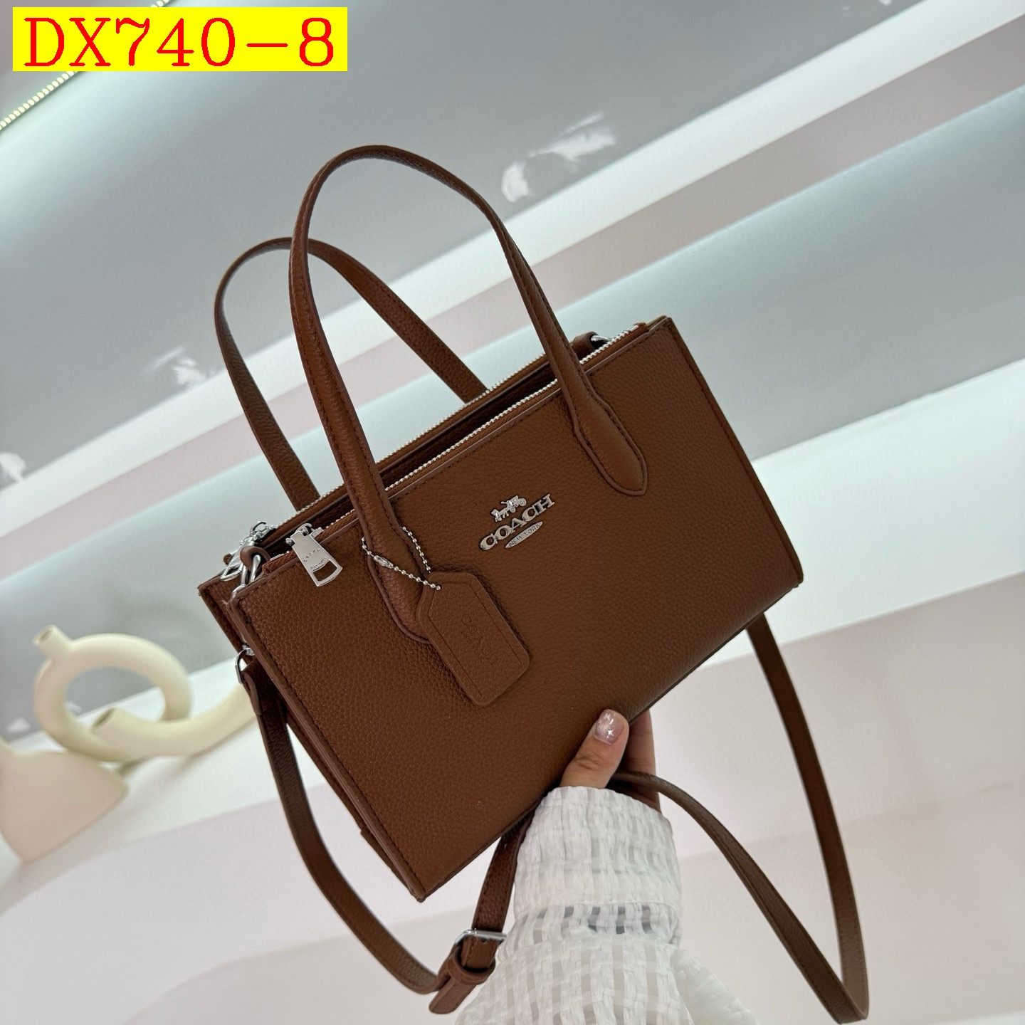 35$ coach 98018 tote pu size 25X16X9 cm 019588 DX740 gallery