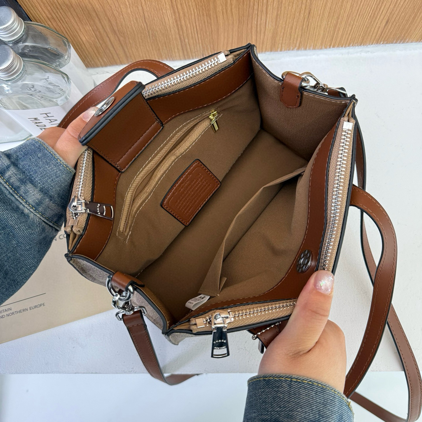 35$ coach 98018 tote pu size 25X16X9 cm 019588 DX740 gallery