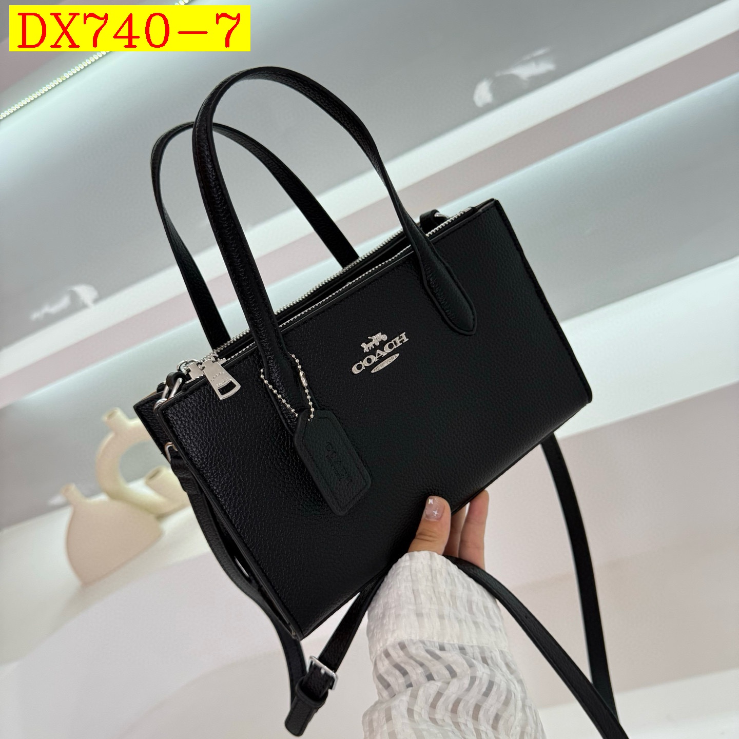 35$ coach 98018 tote pu size 25X16X9 cm 019588 DX740 gallery