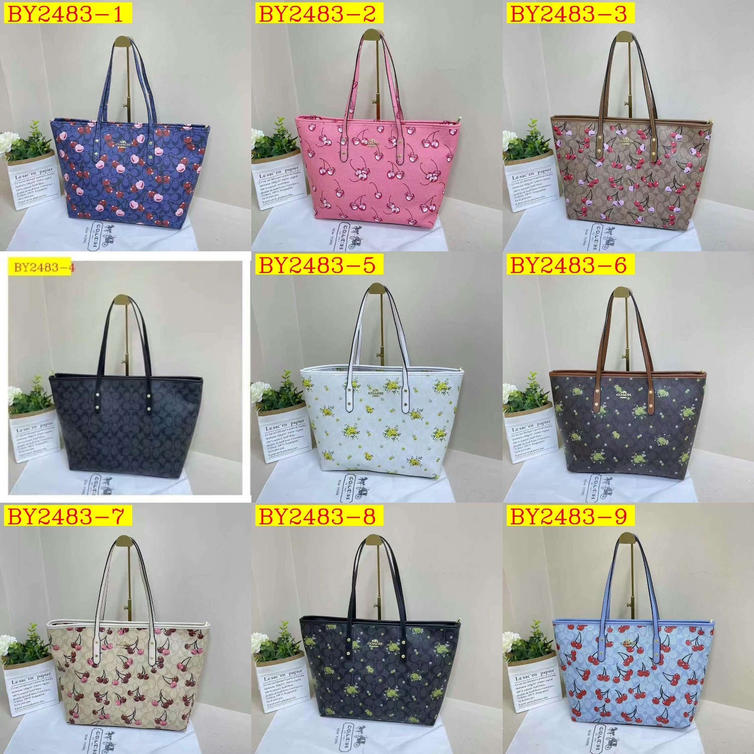 35$ dh COACH 223 Tote bag size 44X28X15 cm 71409623454 BY2483 gallery