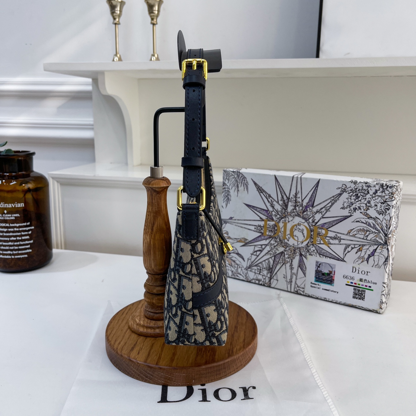 35$ dh DIOR 6636 Shoulder bag size 24X14X6 cm 91543823455 BY2609 gallery