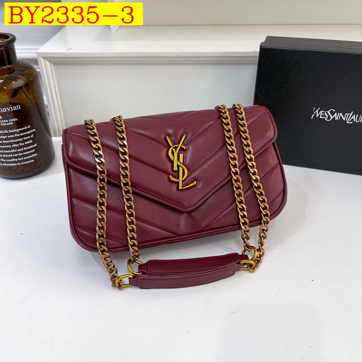 35$ dh YSL 801437 Shoulder bag size 25X15X7 cm 91856223458 BY2335 gallery