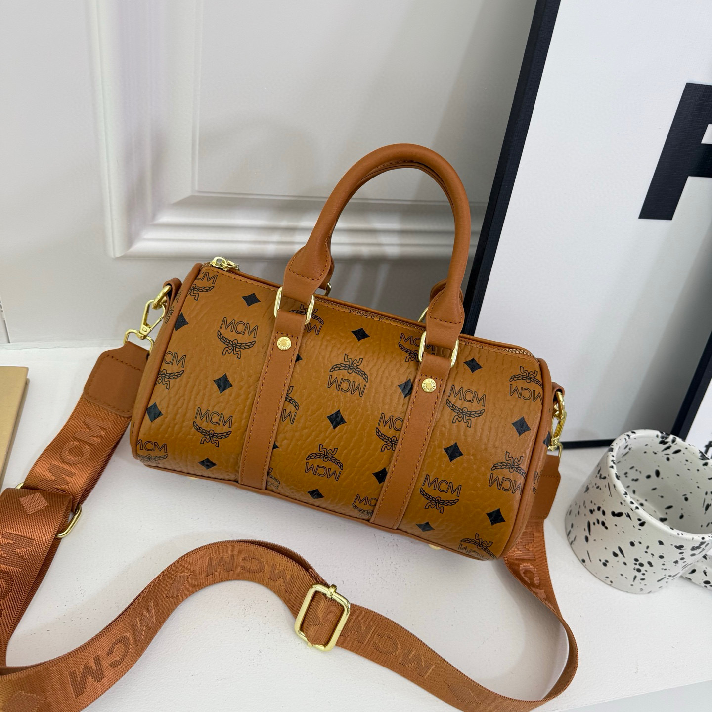 35$ mcm 5899 pu Shoulder bag size 24x13x11 cm 310586 DX738 gallery