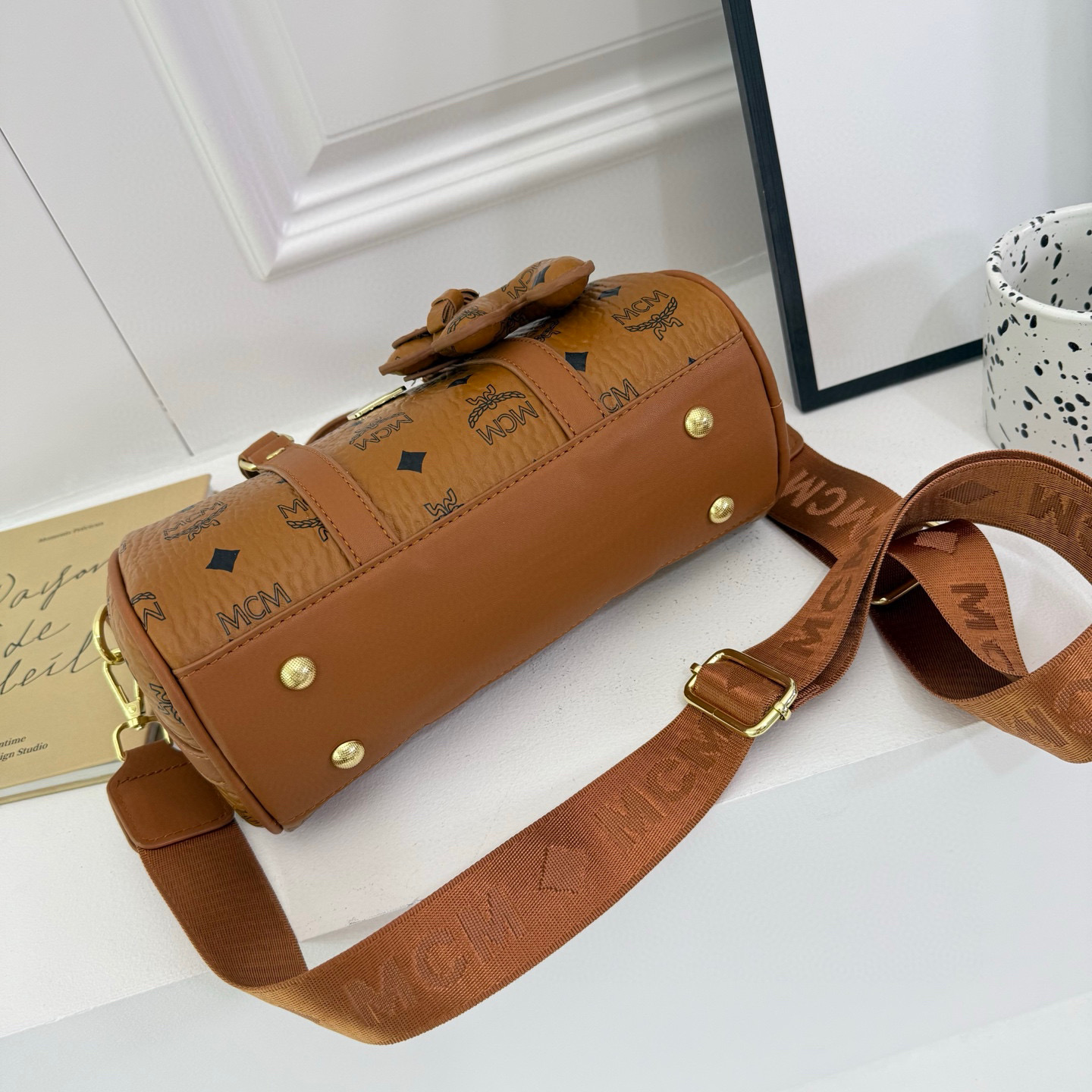 35$ mcm 5899 pu Shoulder bag size 24x13x11 cm 310586 DX738 gallery
