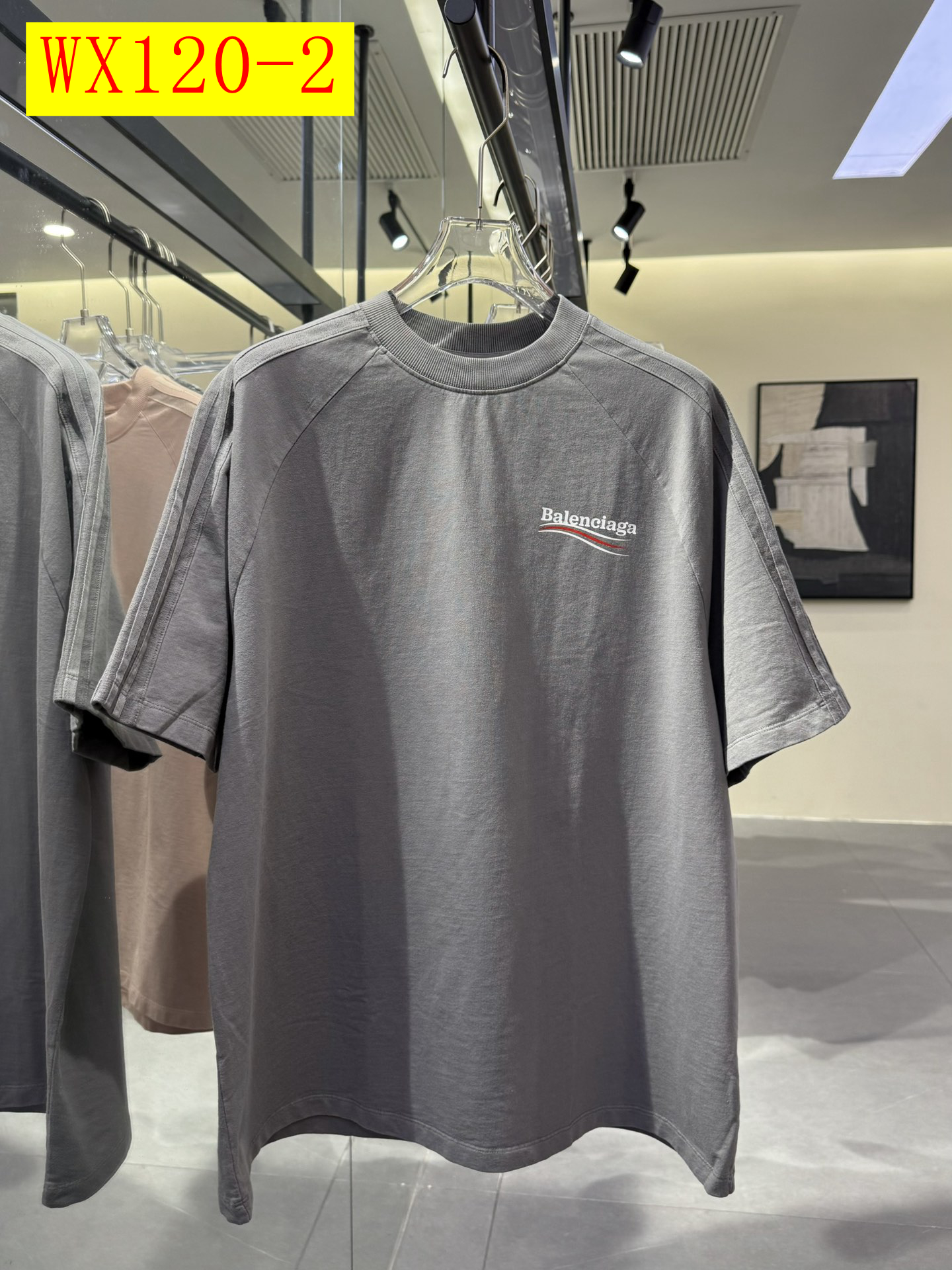 36$ Balenciaga 25SS Short-sleeve size S-2XL 516726 WX120 gallery