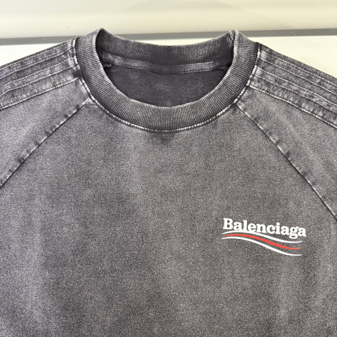36$ Balenciaga 25SS Short-sleeve size S-2XL 516726 WX120 gallery