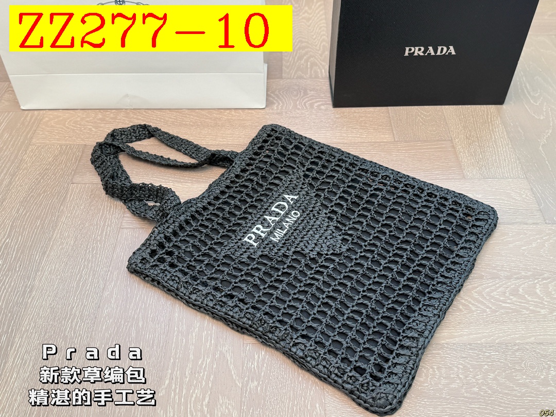 36$ PRADA Straw woven bag size 34x36 cm 623050 ZZ277 gallery