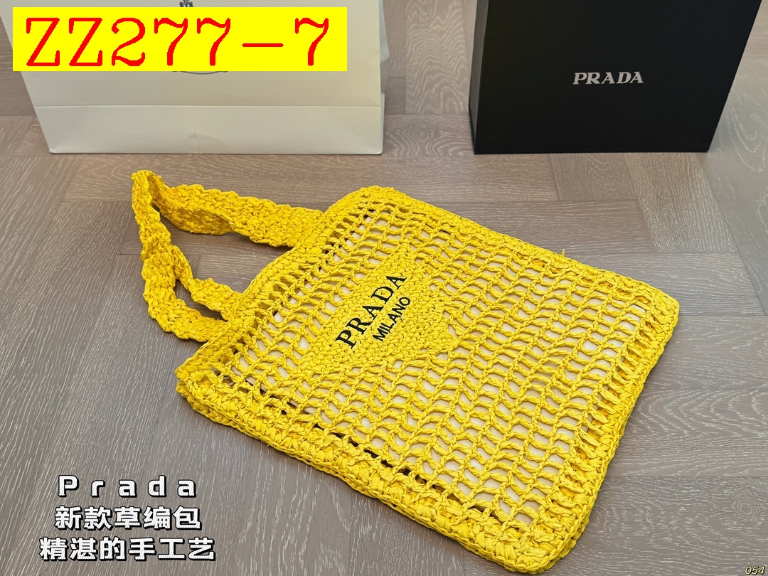 36$ PRADA Straw woven bag size 34x36 cm 623050 ZZ277 gallery