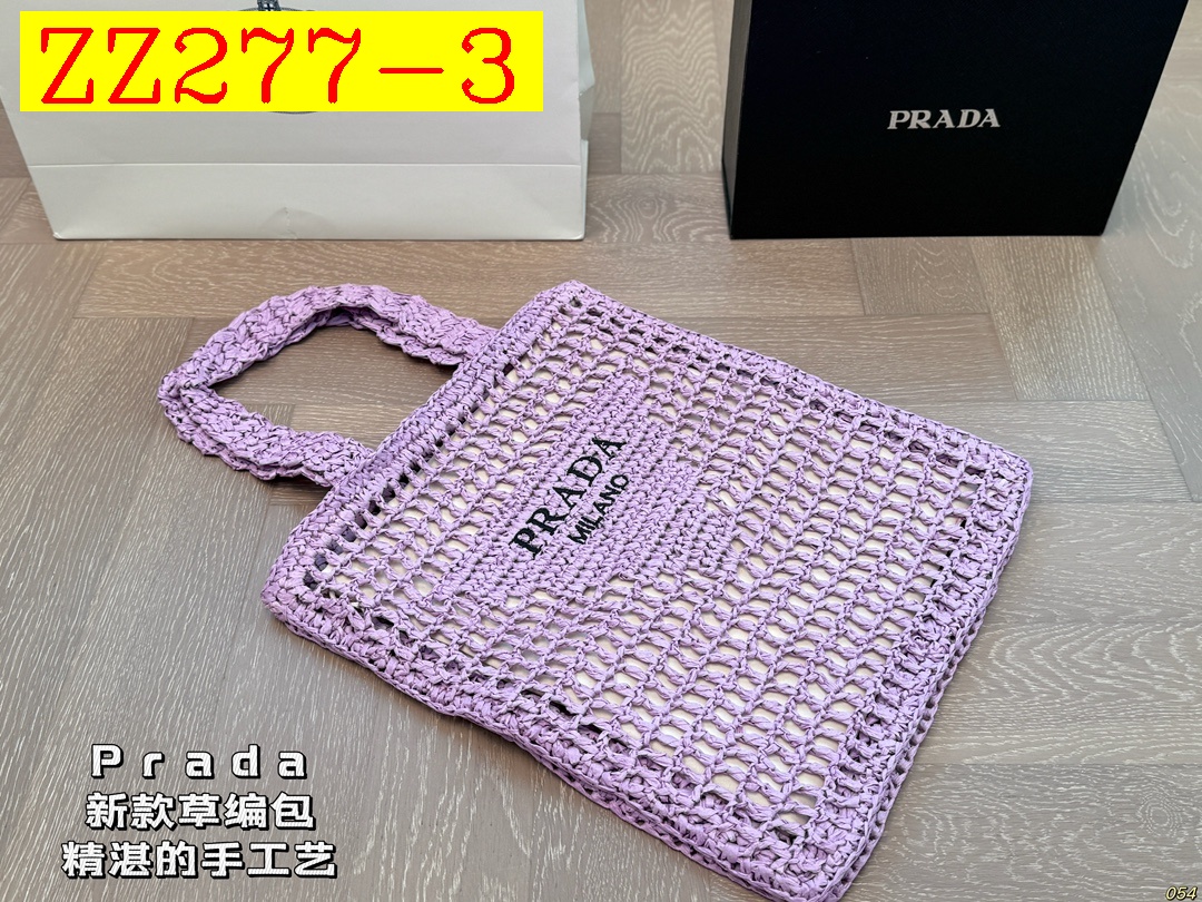 36$ PRADA Straw woven bag size 34x36 cm 623050 ZZ277 gallery