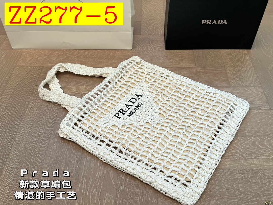 36$ PRADA Straw woven bag size 34x36 cm 623050 ZZ277 gallery