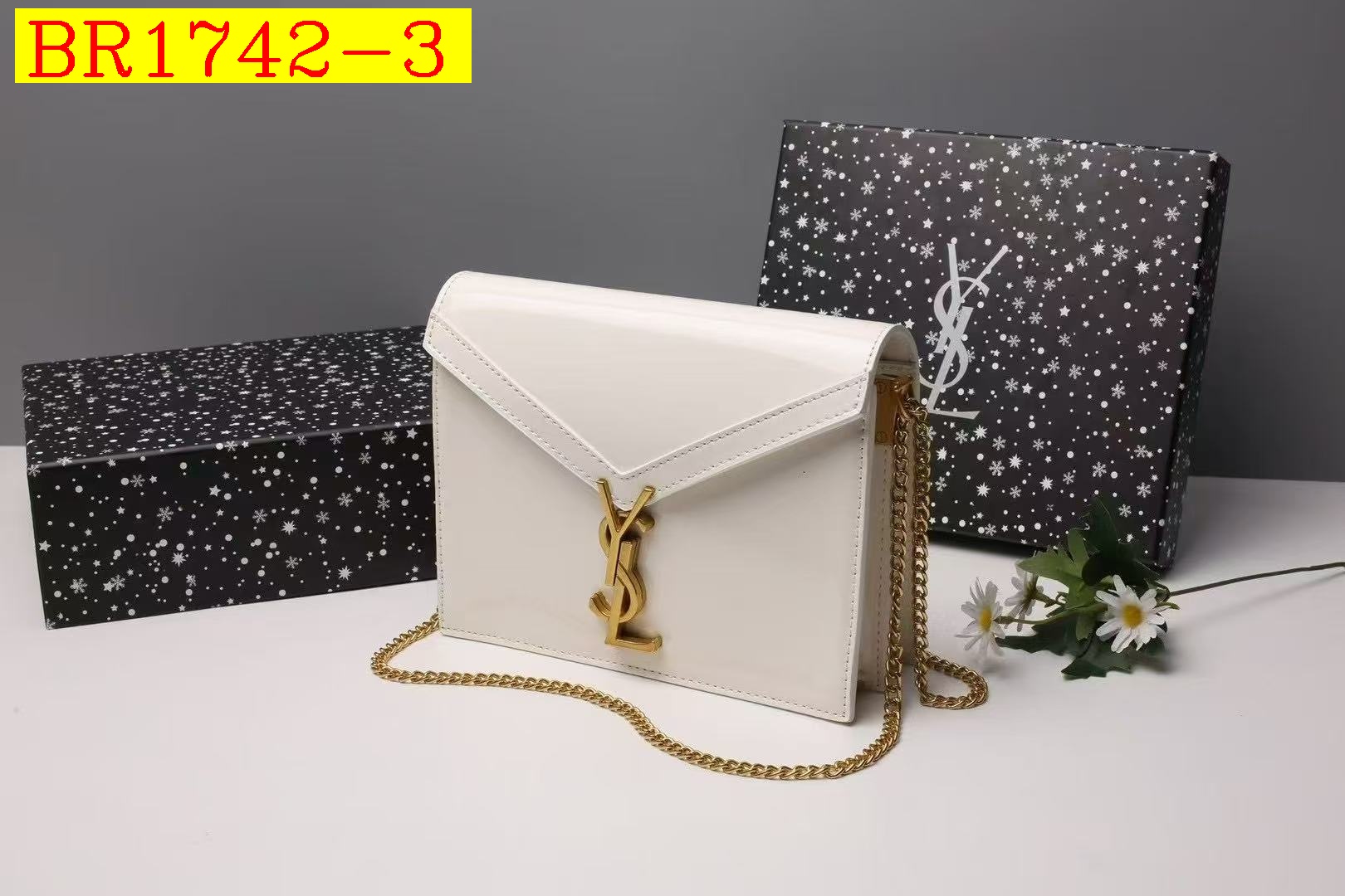 36$ YSL 1818 Shoulder bag size 20x16X7 cm 613760 BR1742 gallery