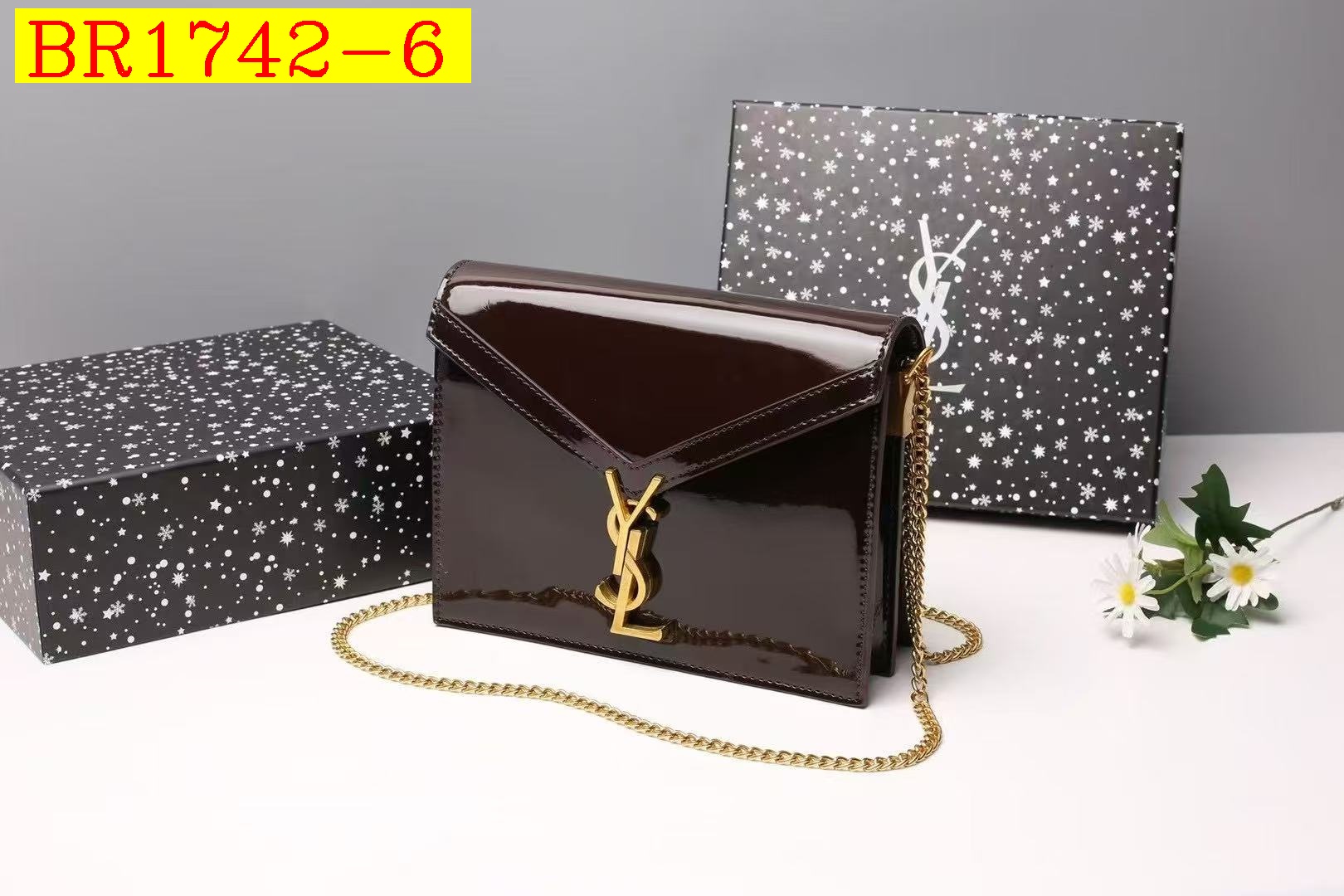 36$ YSL 1818 Shoulder bag size 20x16X7 cm 613760 BR1742 gallery