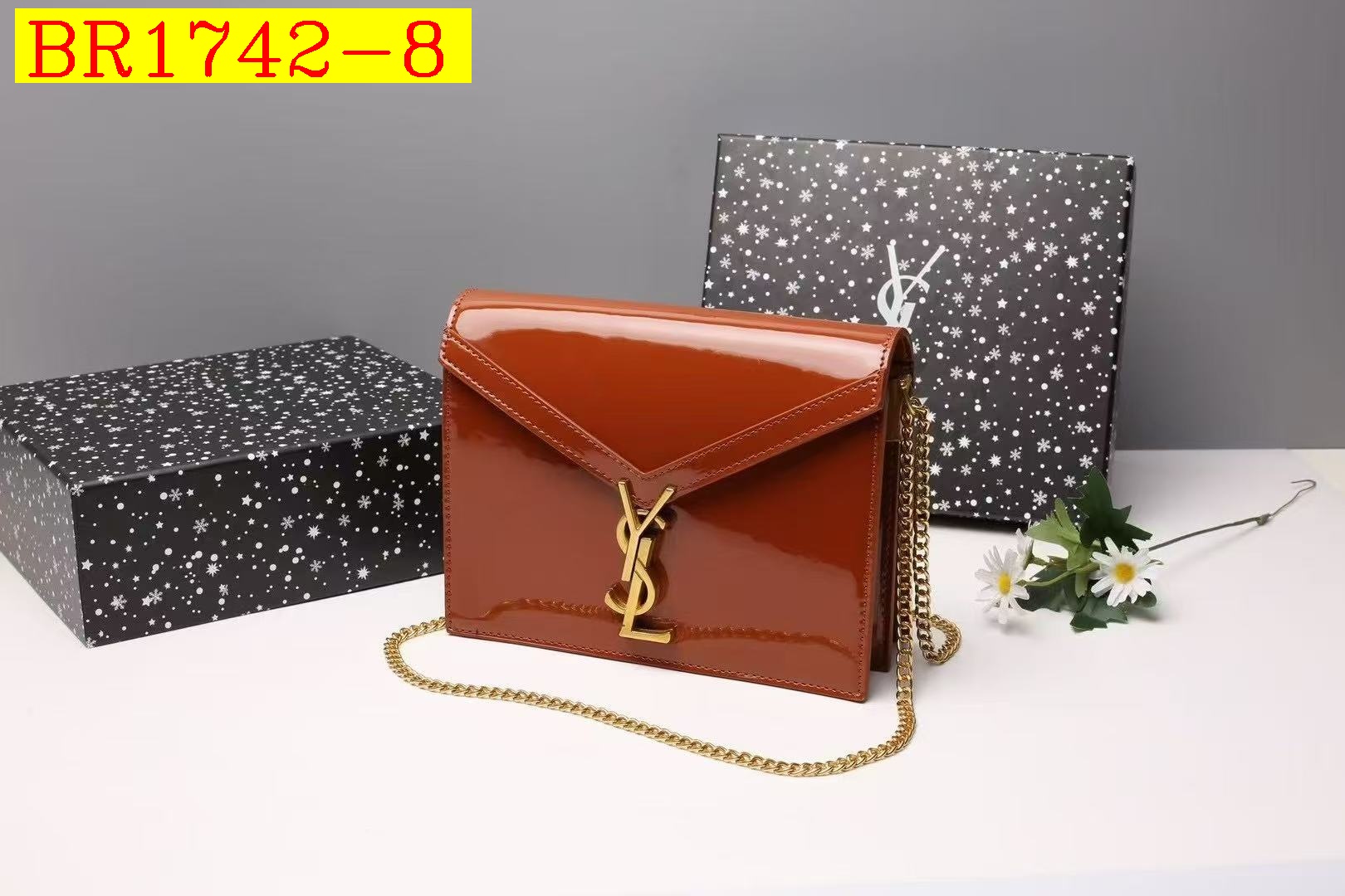 36$ YSL 1818 Shoulder bag size 20x16X7 cm 613760 BR1742 gallery