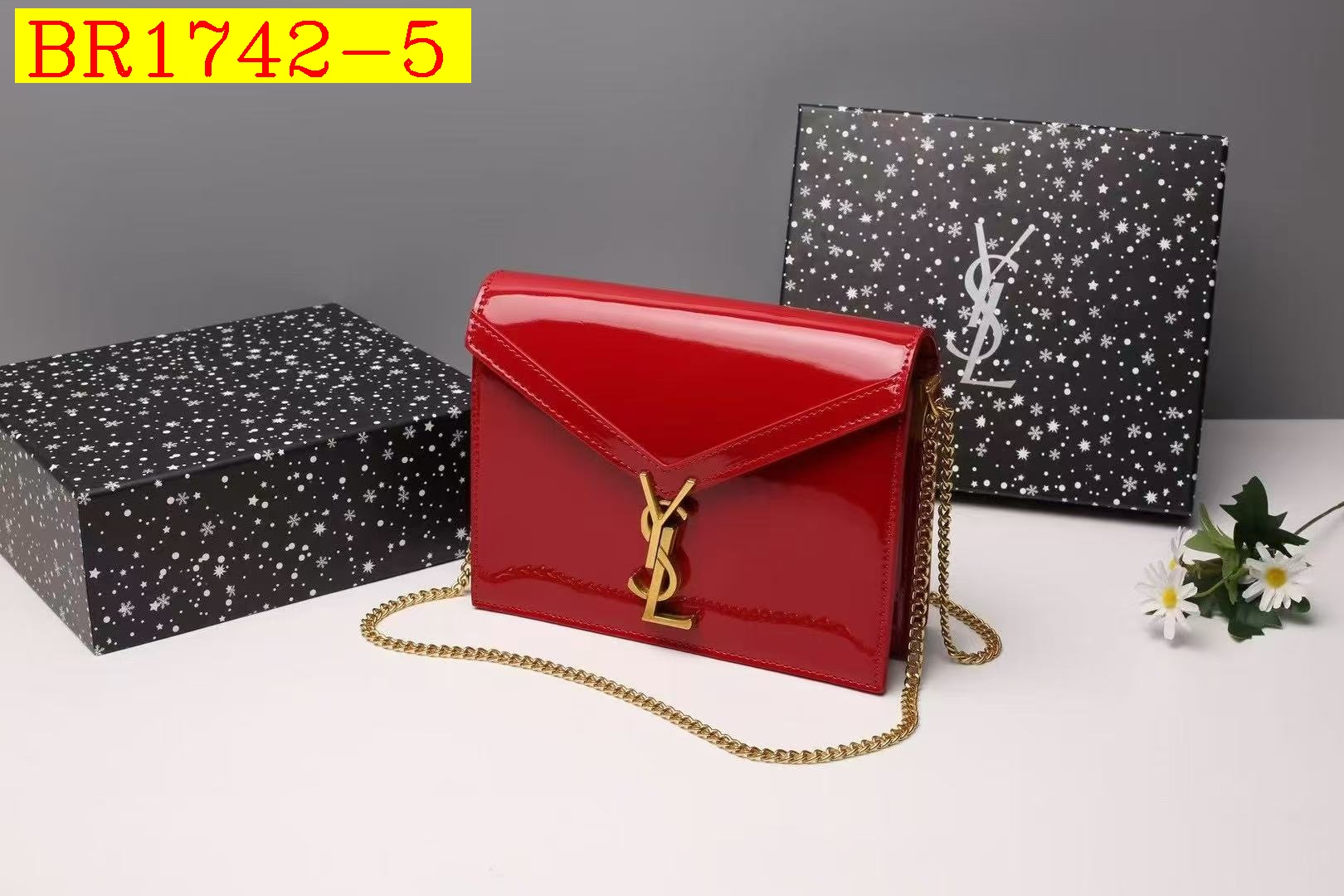 36$ YSL 1818 Shoulder bag size 20x16X7 cm 613760 BR1742 gallery