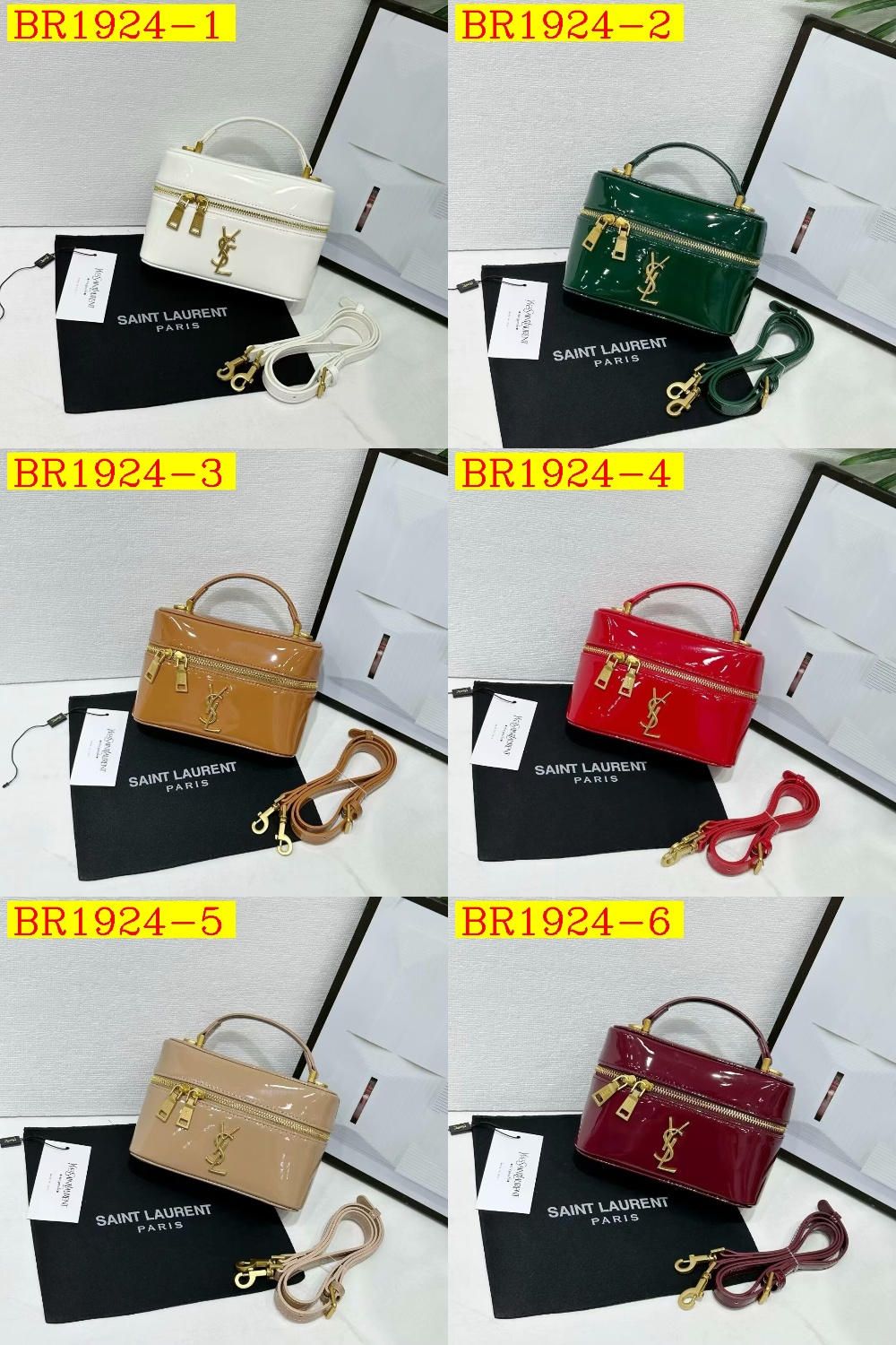 36$ YSL 2501 Shoulder bag size 19X7X13 cm 715630 BR1924 gallery