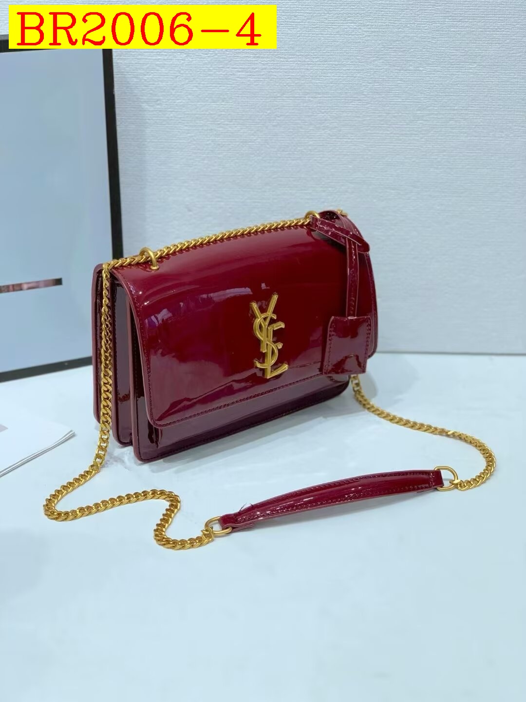 36$ YSL 2504 Shoulder bag size 22X7X16 cm 418740 BR2006 gallery