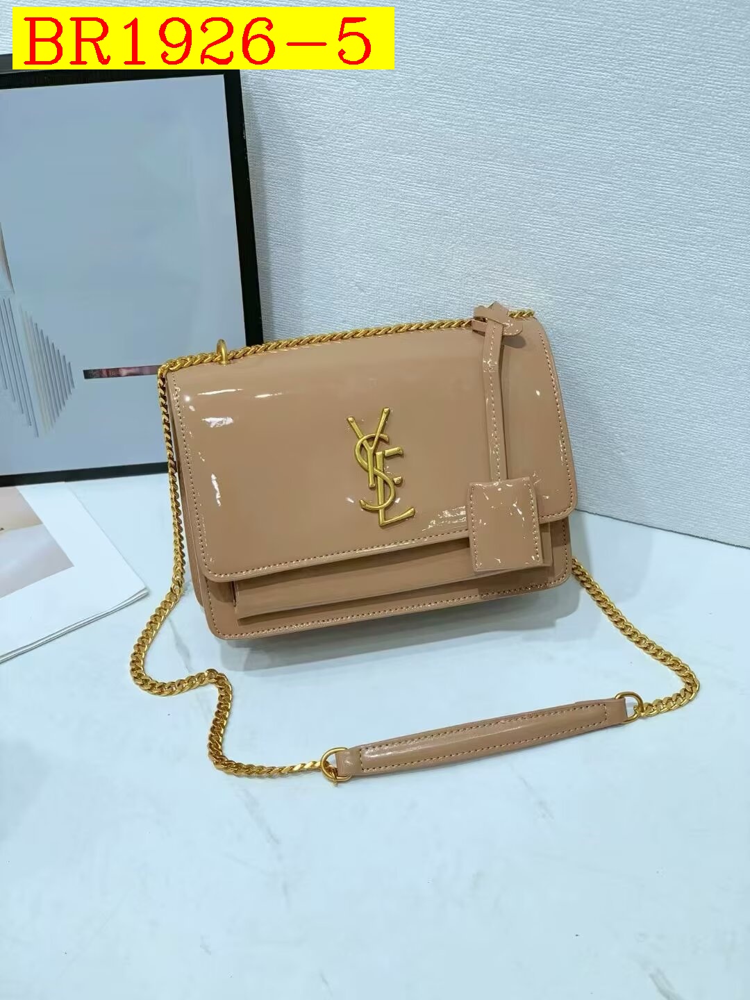 36$ YSL 2504 Shoulder bag size 22X7X16 cm 710740 BR1926 gallery